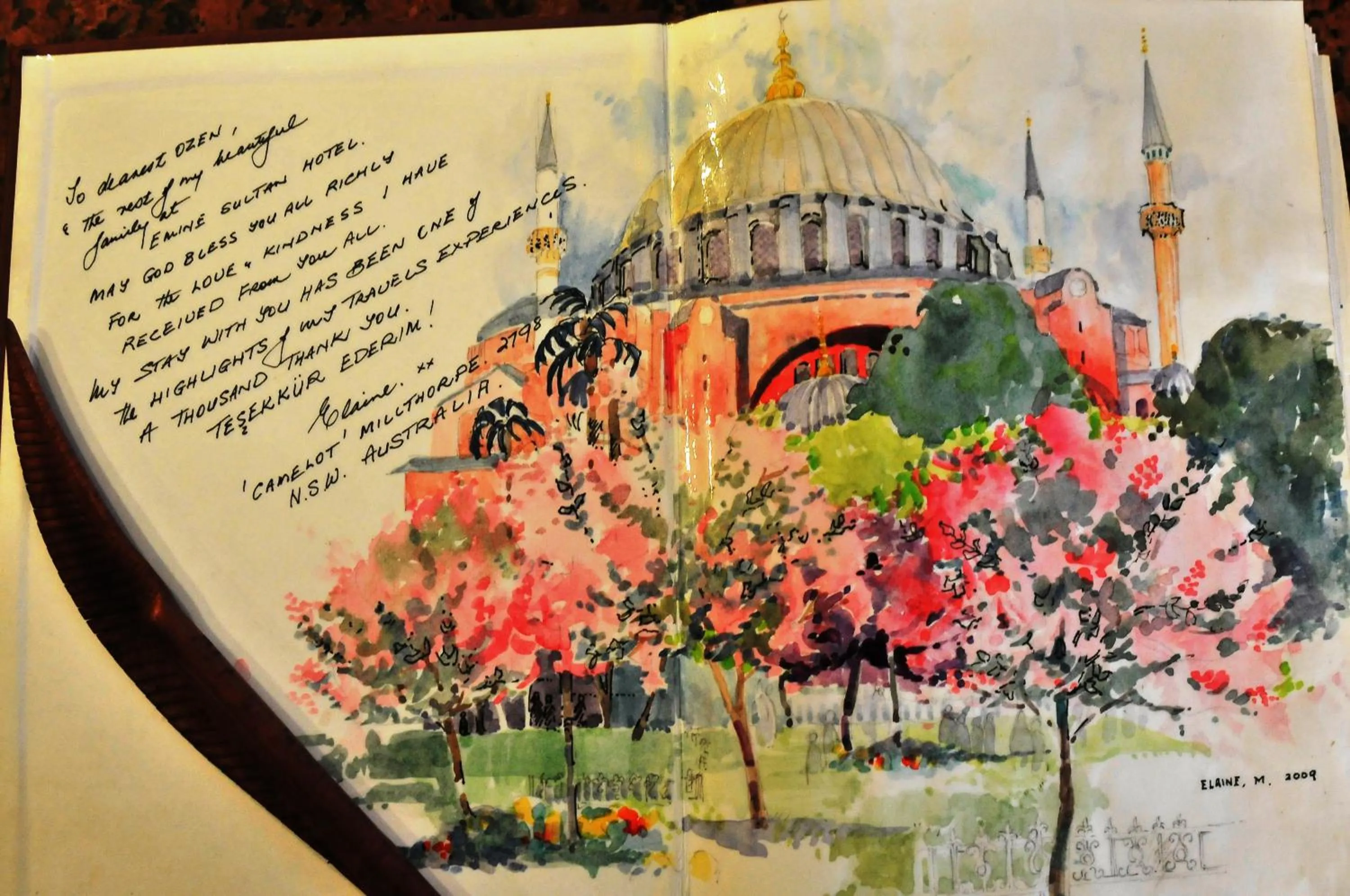 Decorative detail in Emine Sultan Hotel