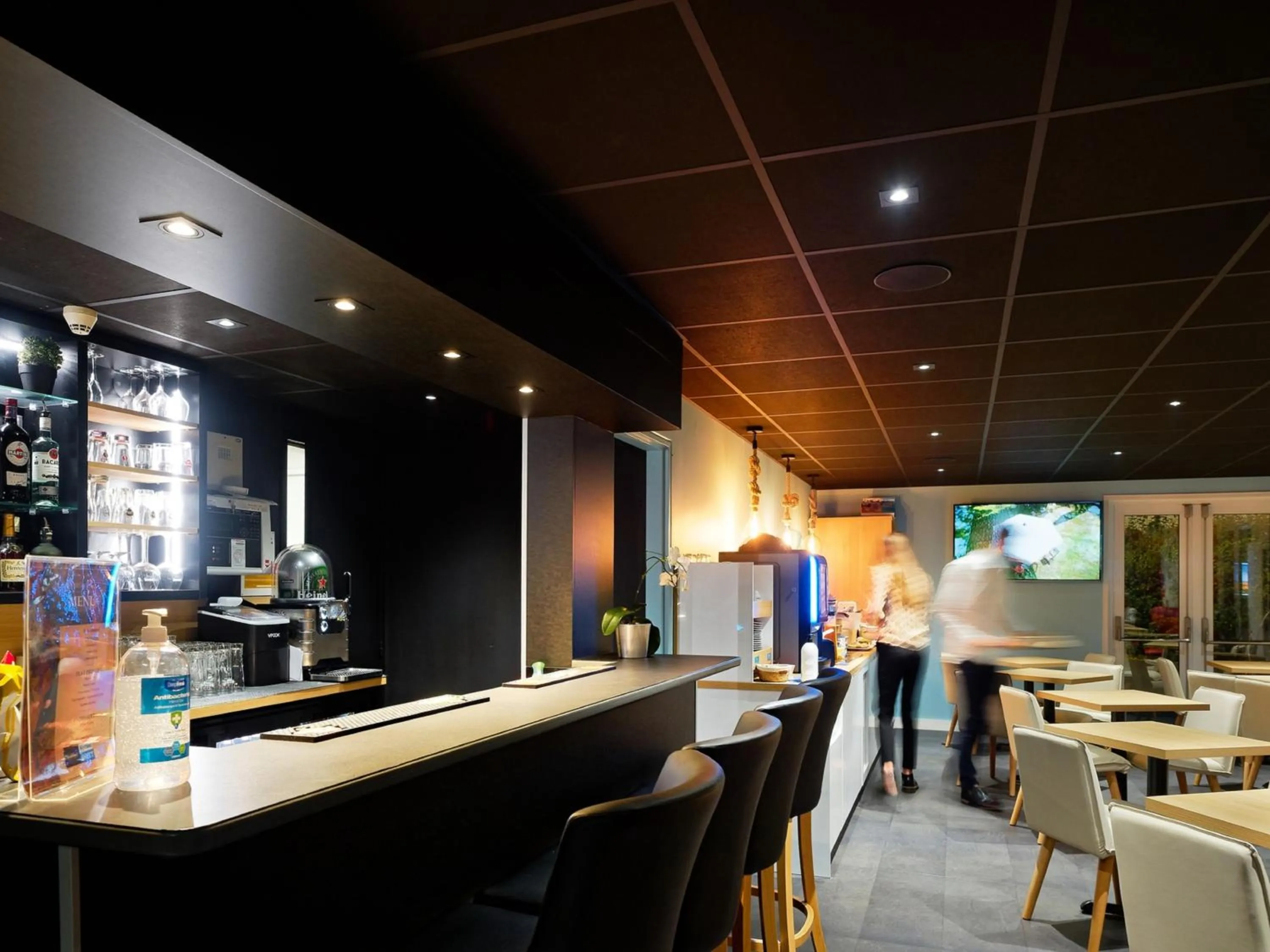 Communal lounge/ TV room in Kyriad DIRECT Saint Brieuc - Parc des Expositions