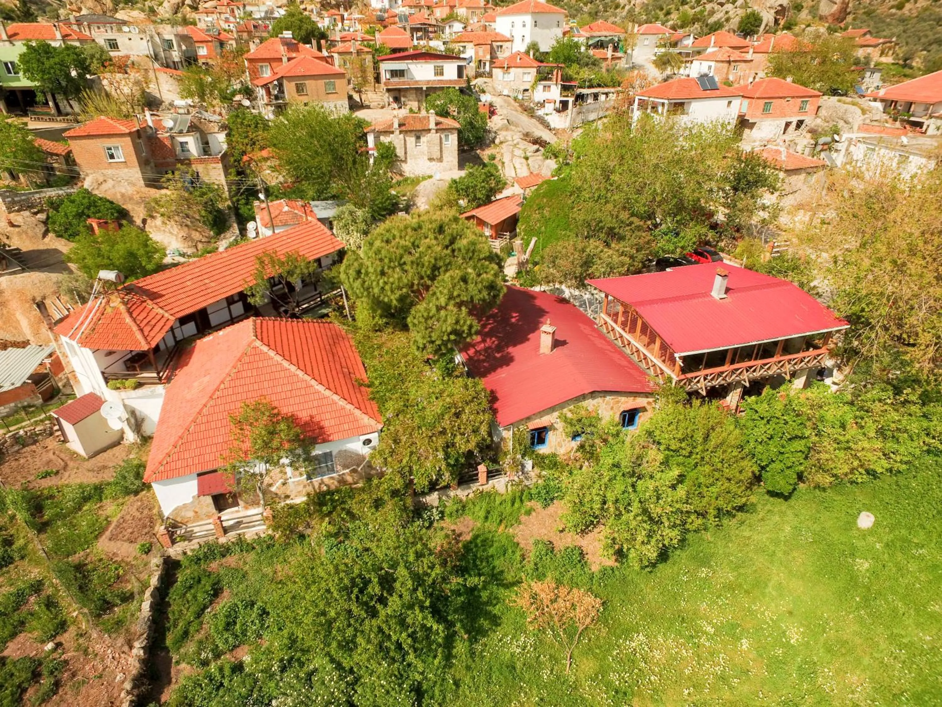 Bird's eye view in Agora Pansiyon