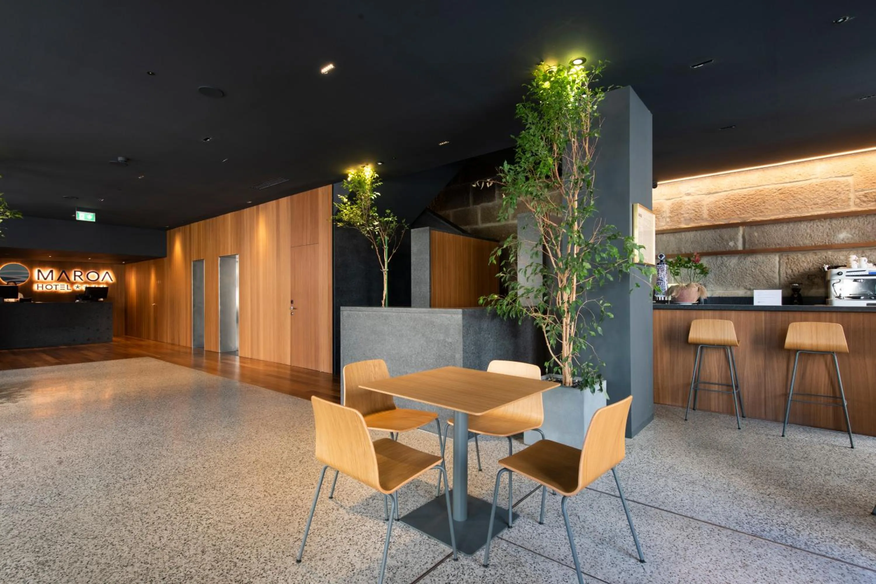 Lobby or reception in Hotel Maroa Vigo