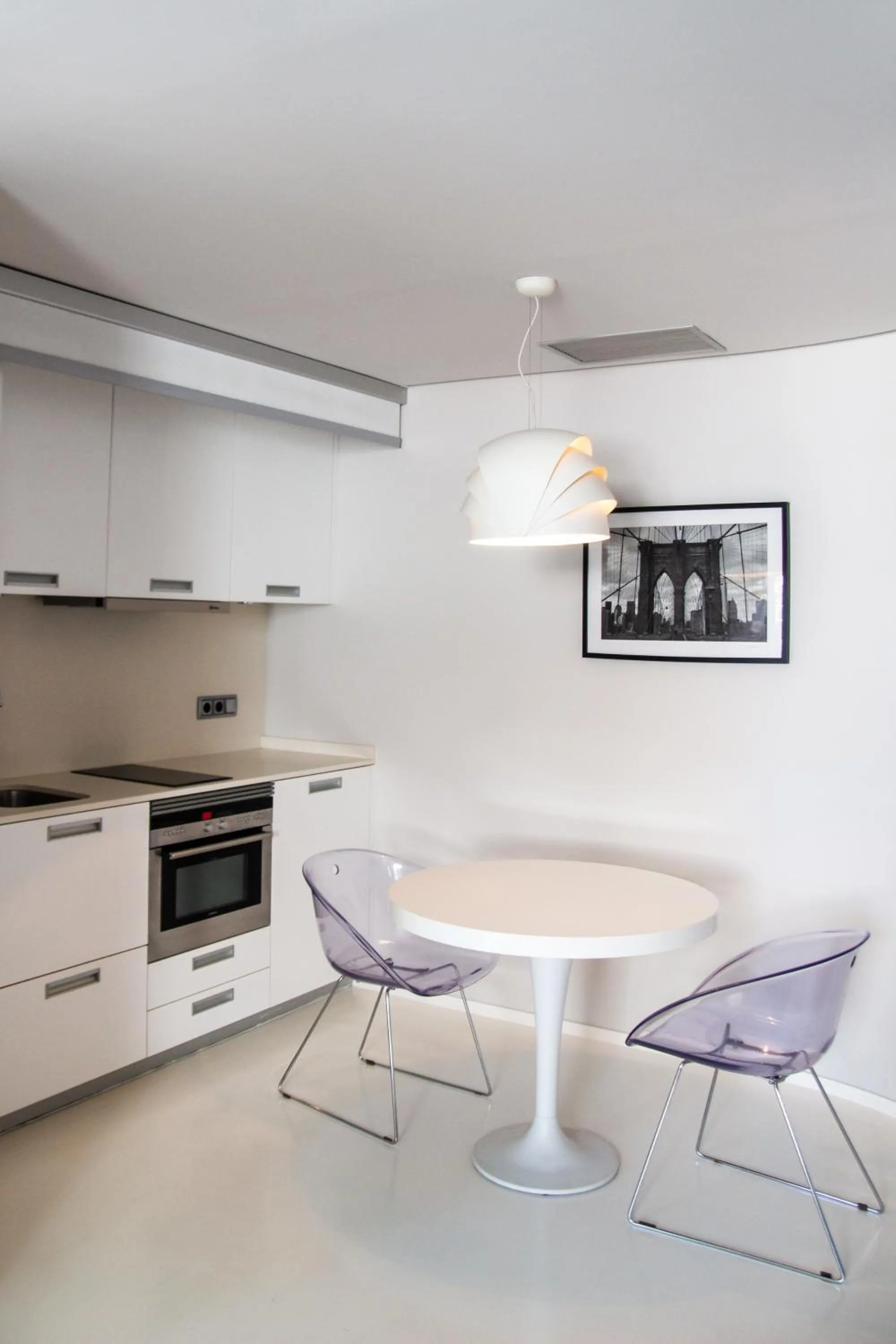 Kitchen or kitchenette in Hotel Maroa Vigo