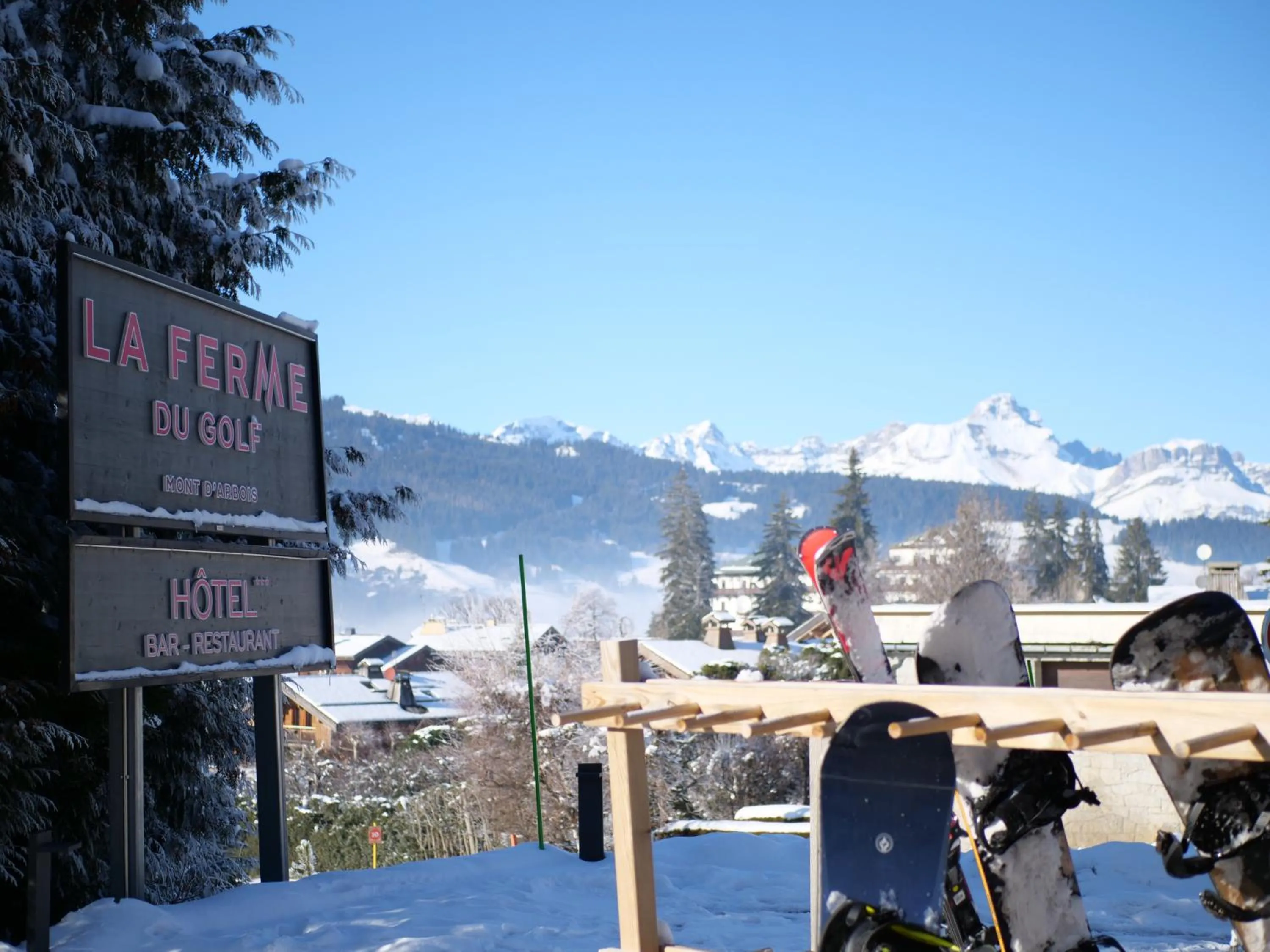 Winter in La Ferme du Golf