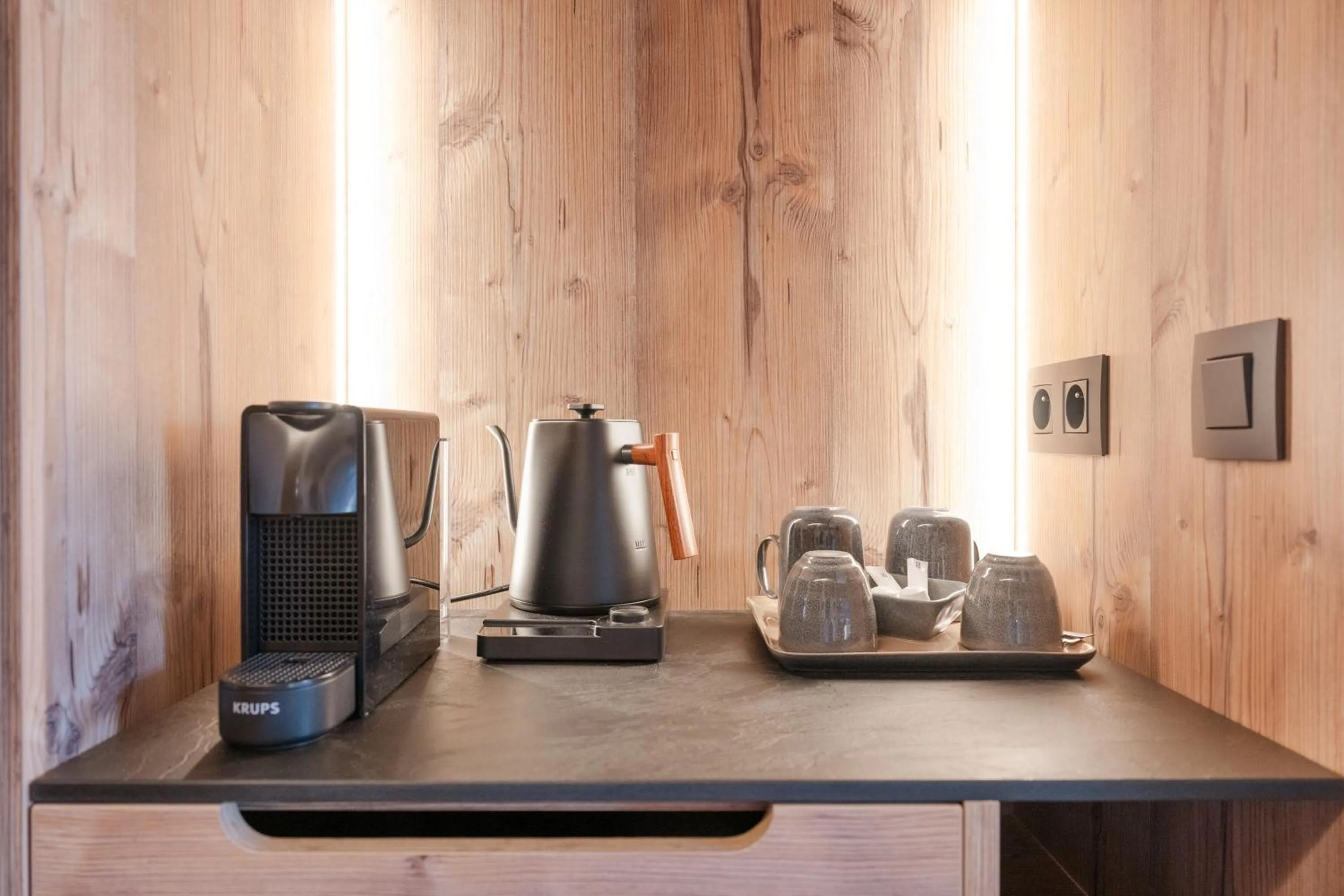 Coffee/tea facilities in La Ferme du Golf