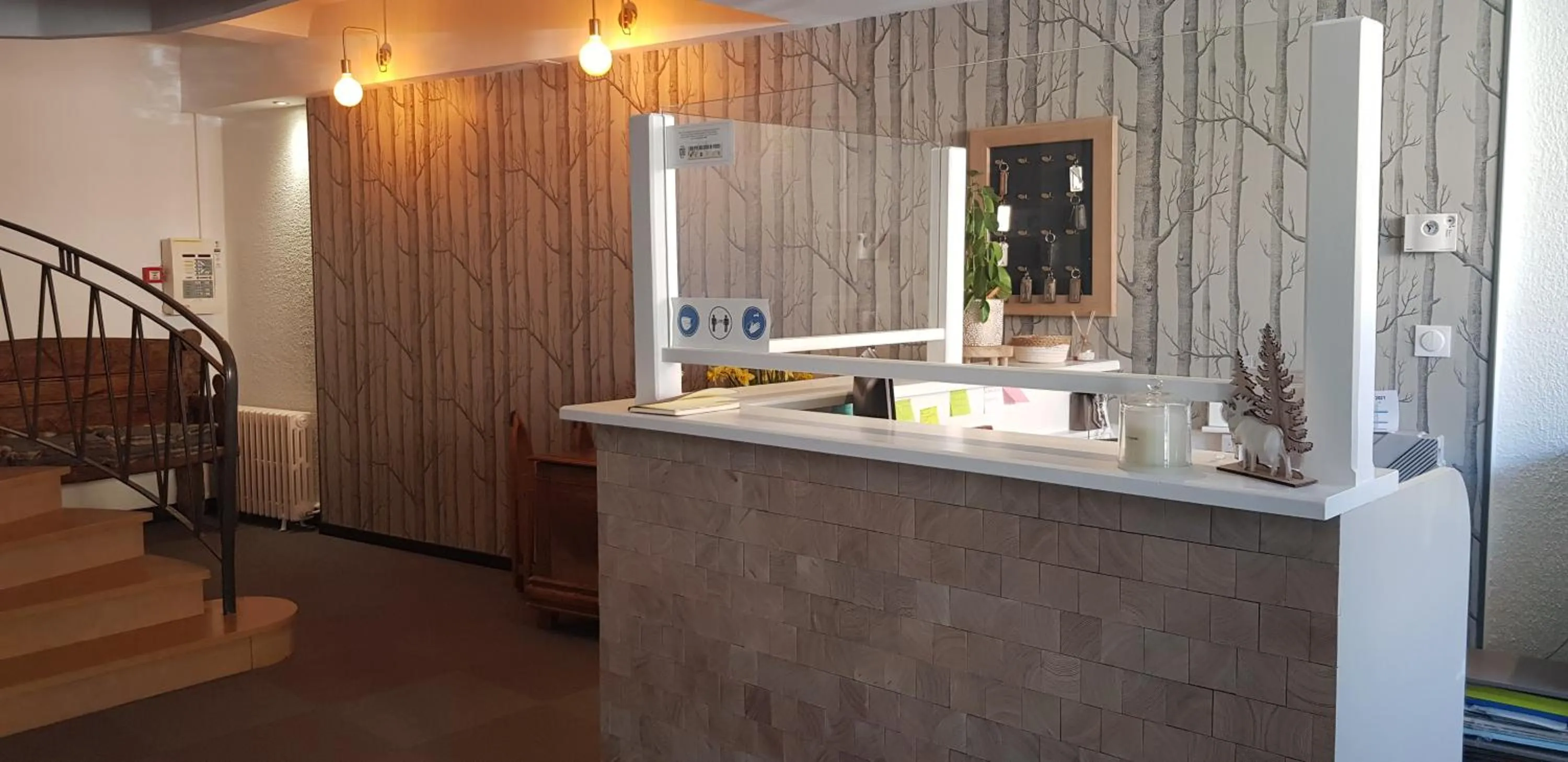 Lobby or reception in Hôtel Terminus