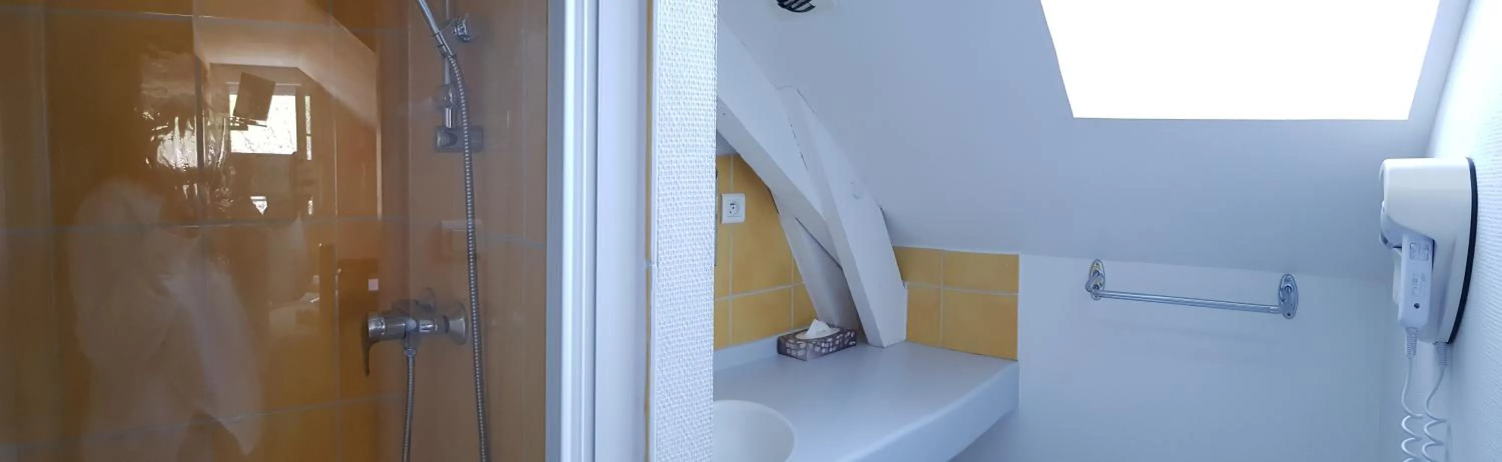 Shower in Hôtel Terminus