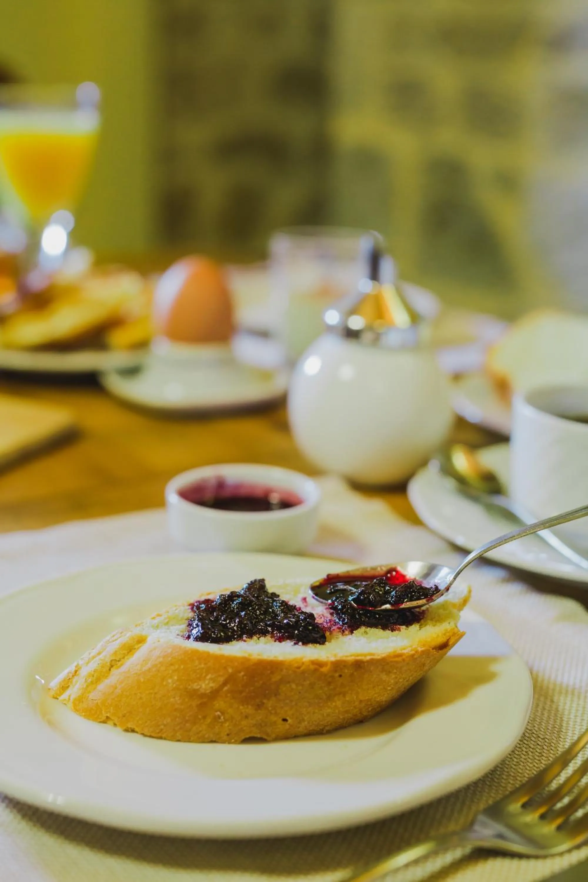 Breakfast in Boutique Hotel Kokkino Spiti