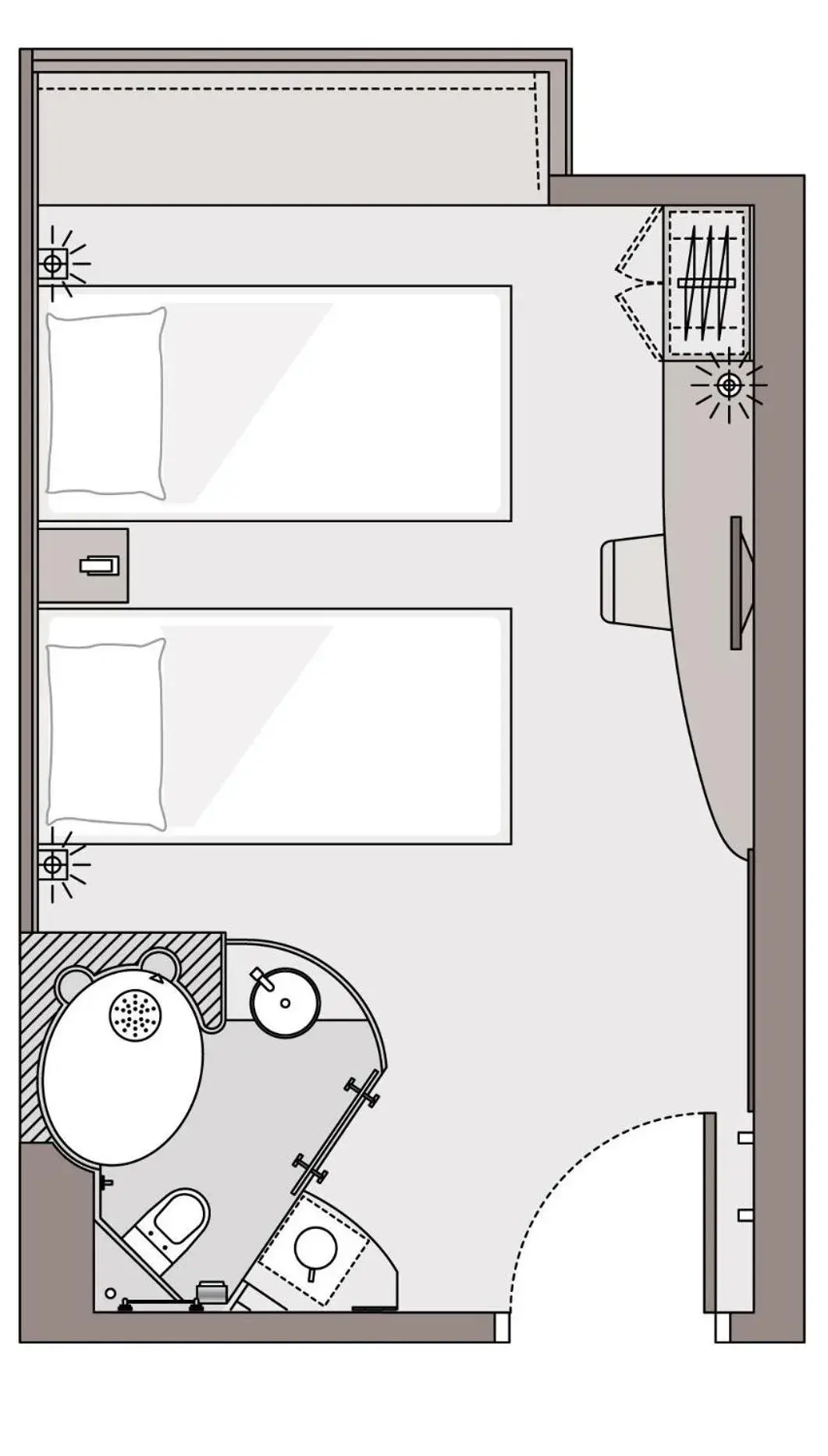 Comfort Room - Dorsett 3 Wishes in Dorsett Mongkok, Hong Kong Comfort Room - Dorsett 3 Wishes in Dorsett Mongkok, Hong Kong