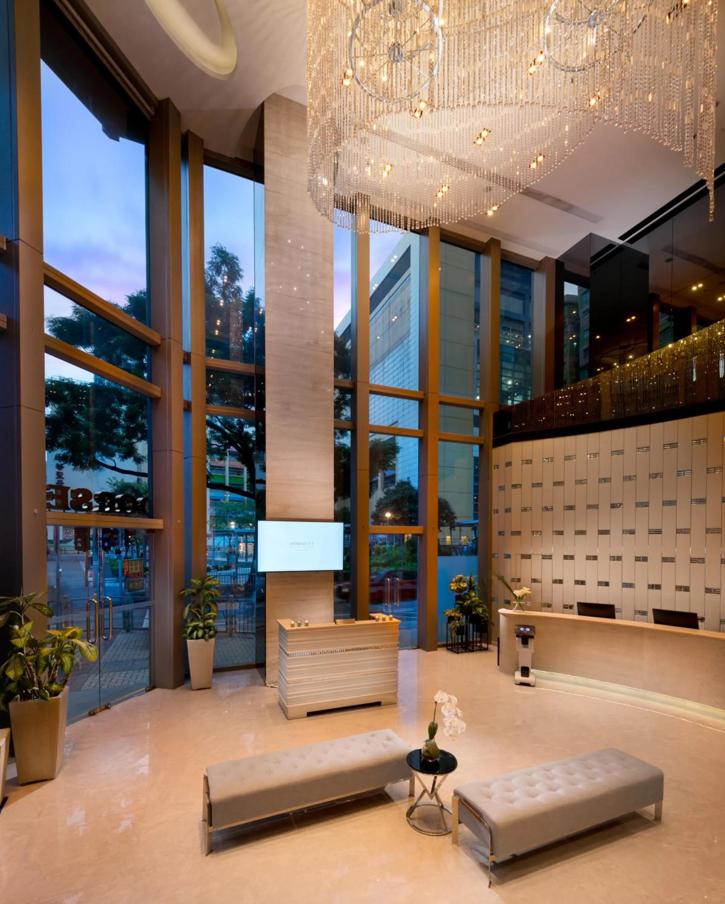 Lobby or reception in Dorsett Mongkok, Hong Kong