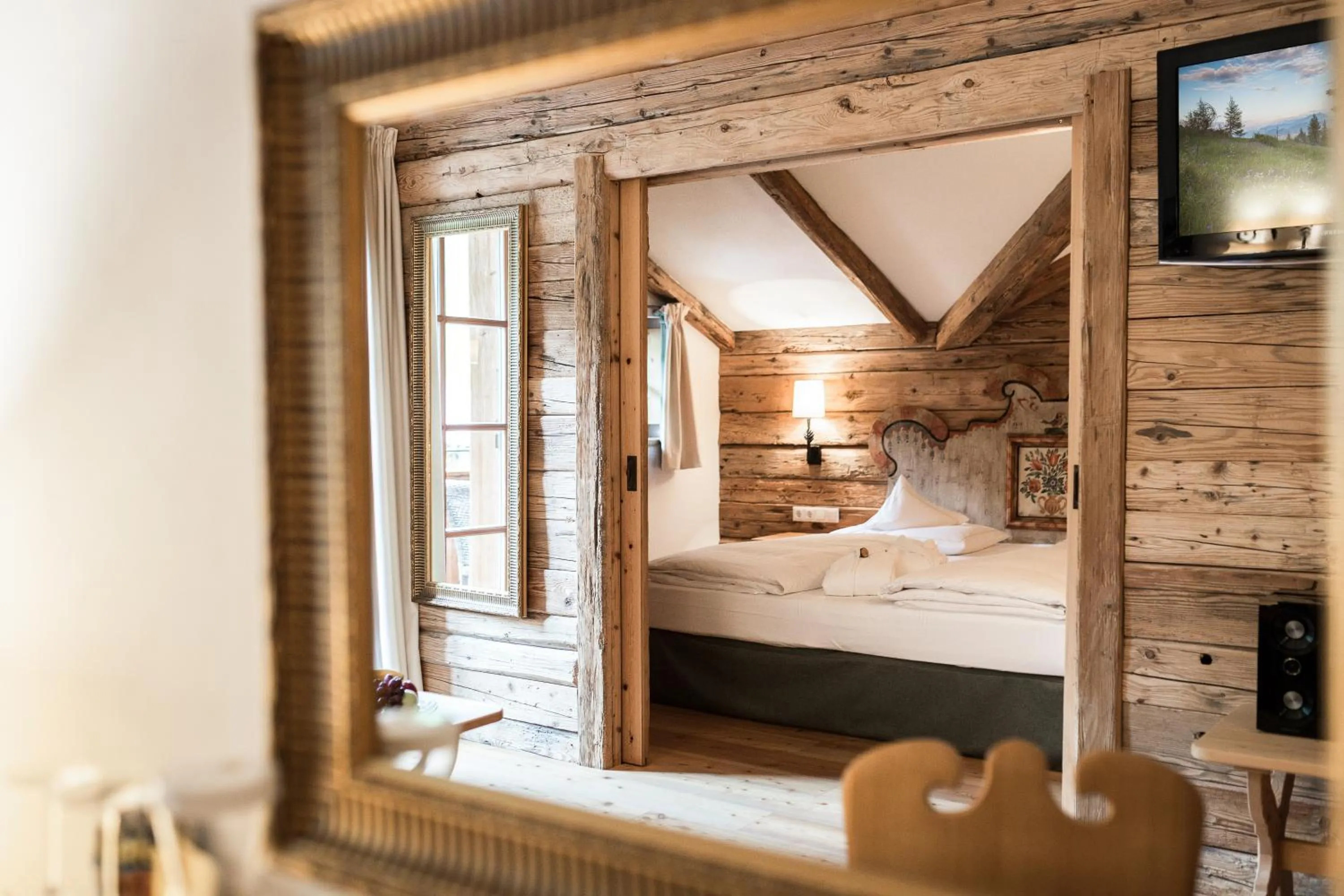 Photo of the whole room, Bed in Grossarler Hof Superior