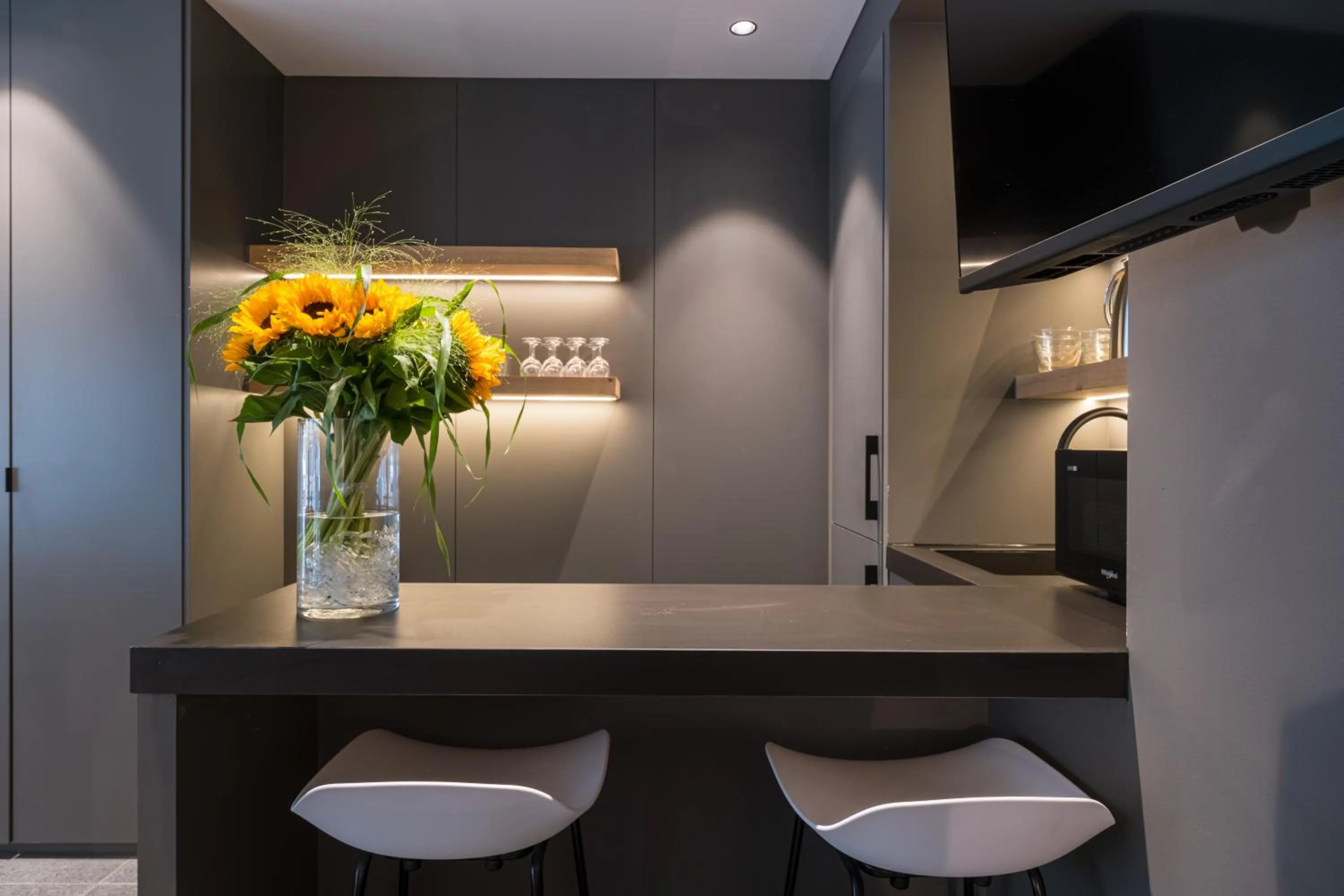 Living room in Belcasa Suitehotel