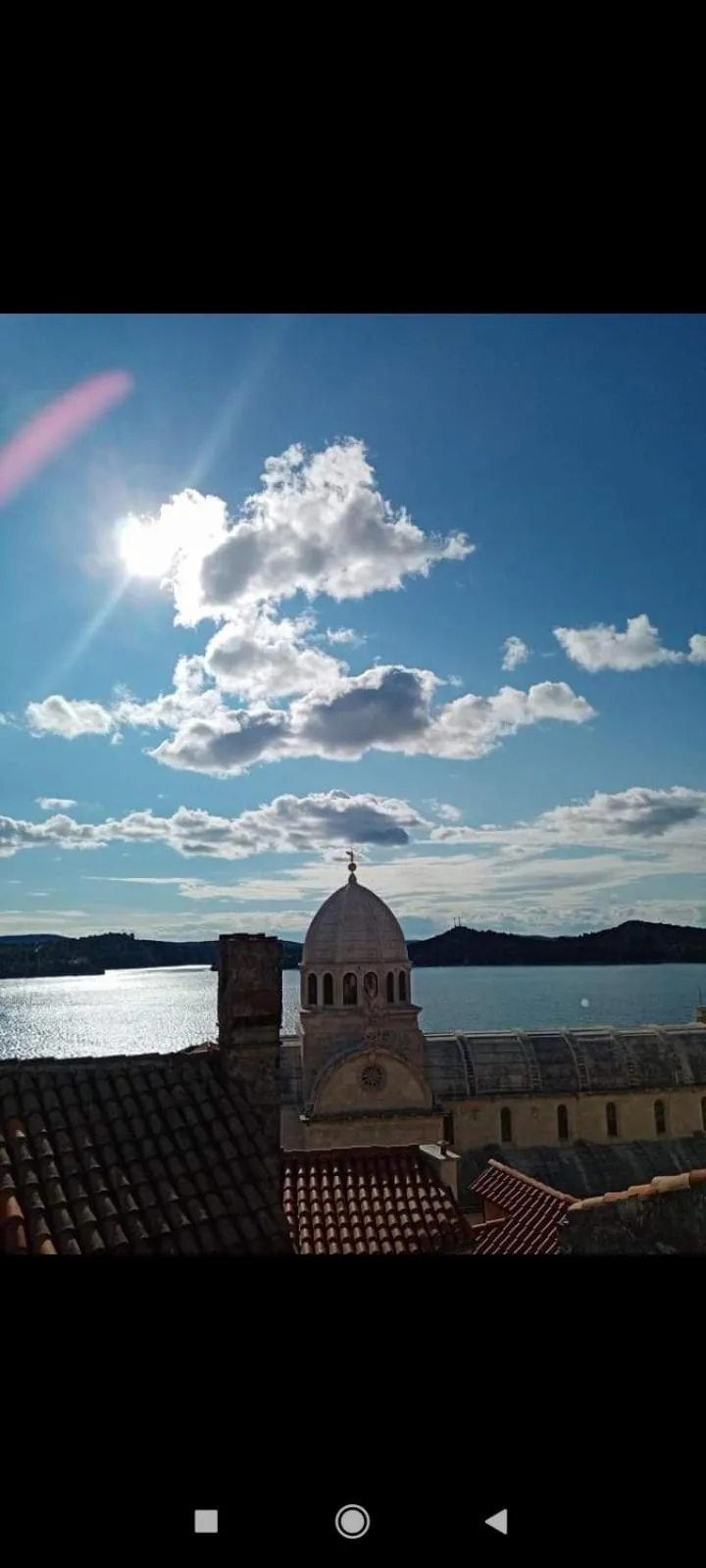 View (from property/room) in Pansion Sibenik