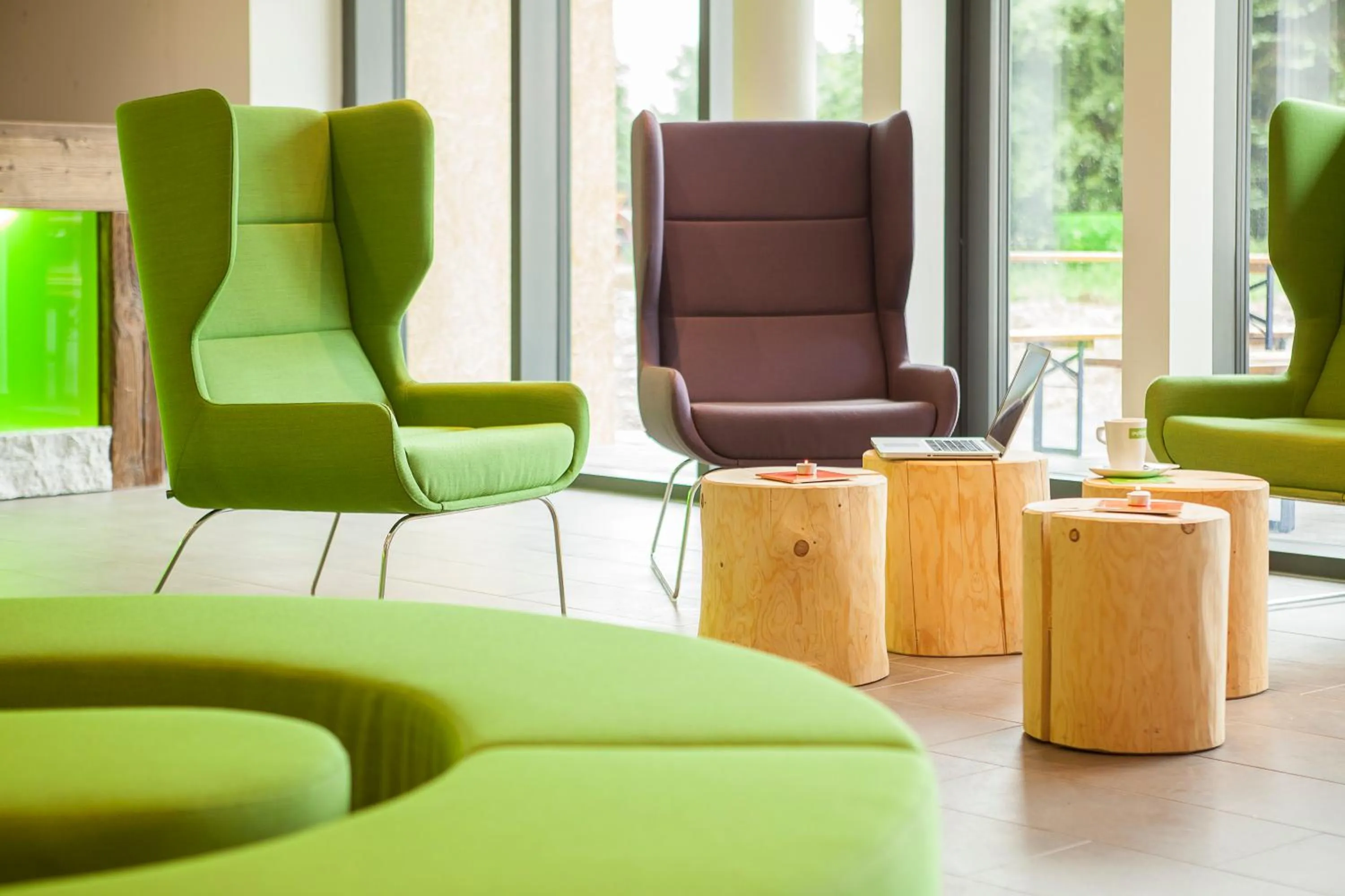 Lobby or reception in Explorer Hotel Oberstdorf