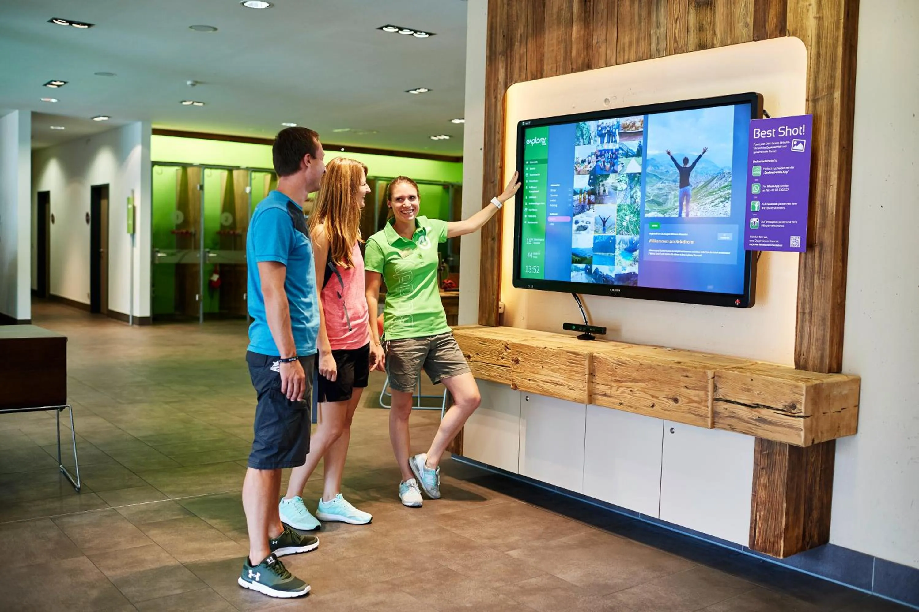 Lobby or reception in Explorer Hotel Oberstdorf