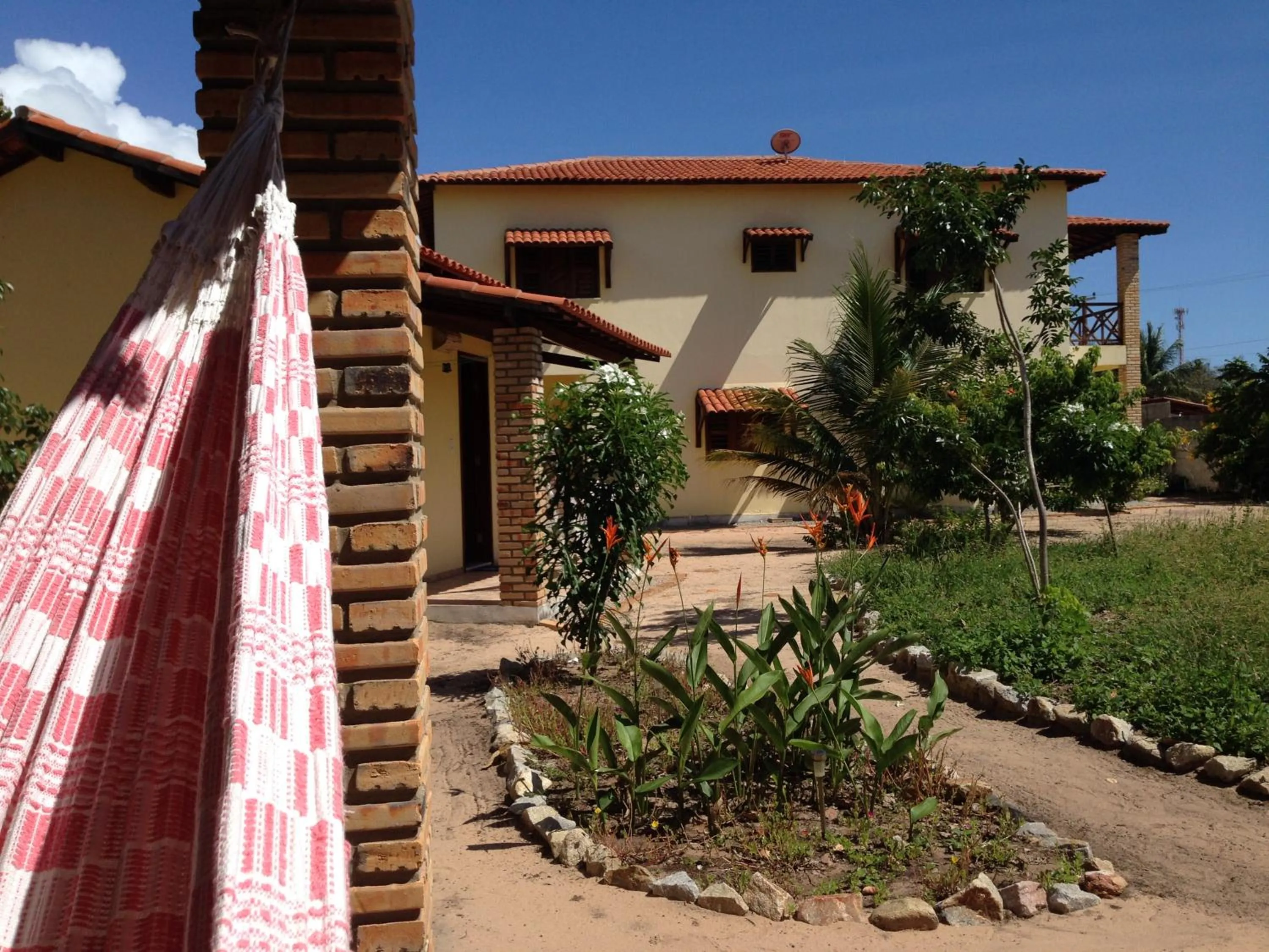 Garden view in Pousada Muiraquitã