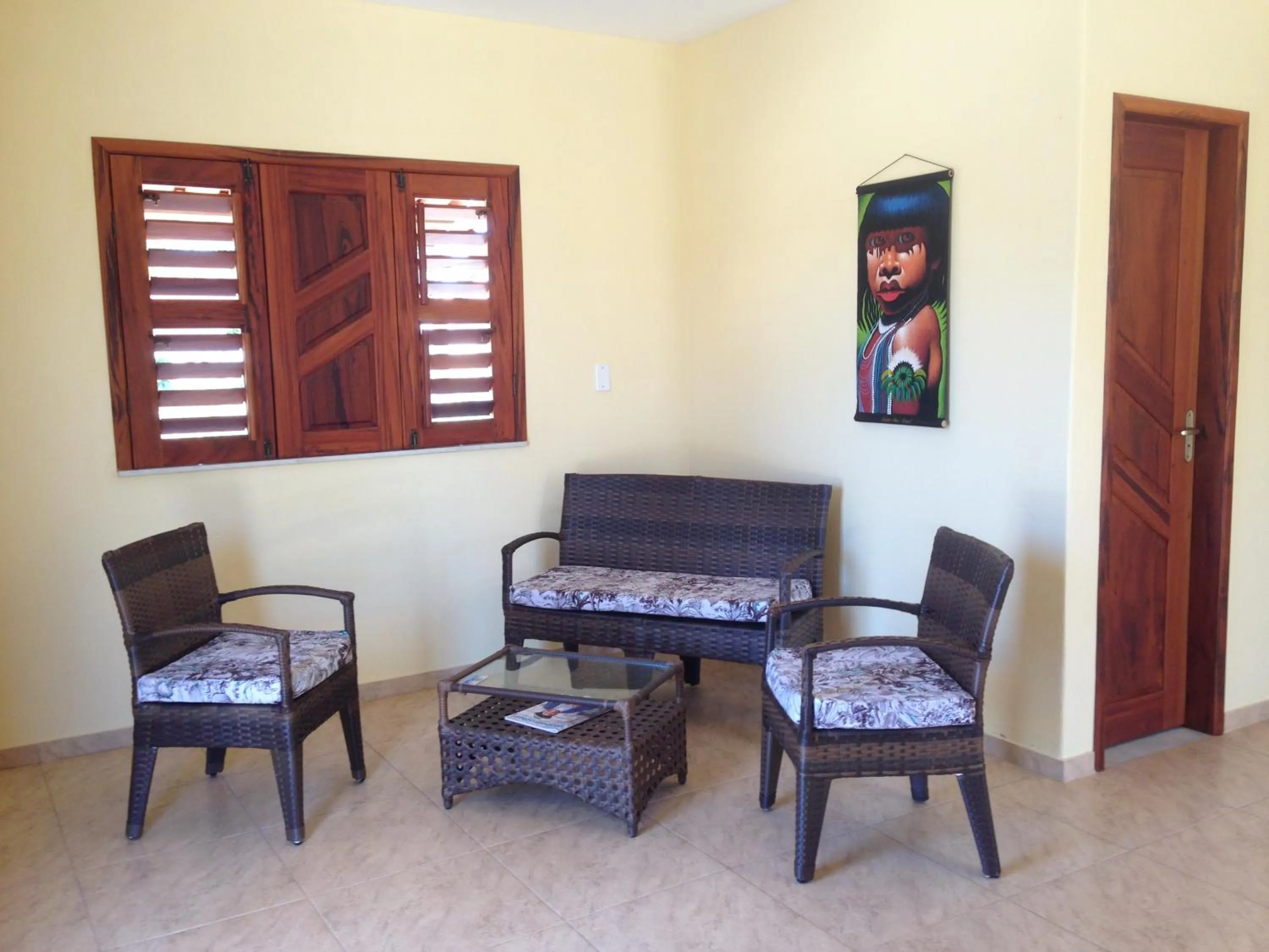 Lobby or reception in Pousada Muiraquitã