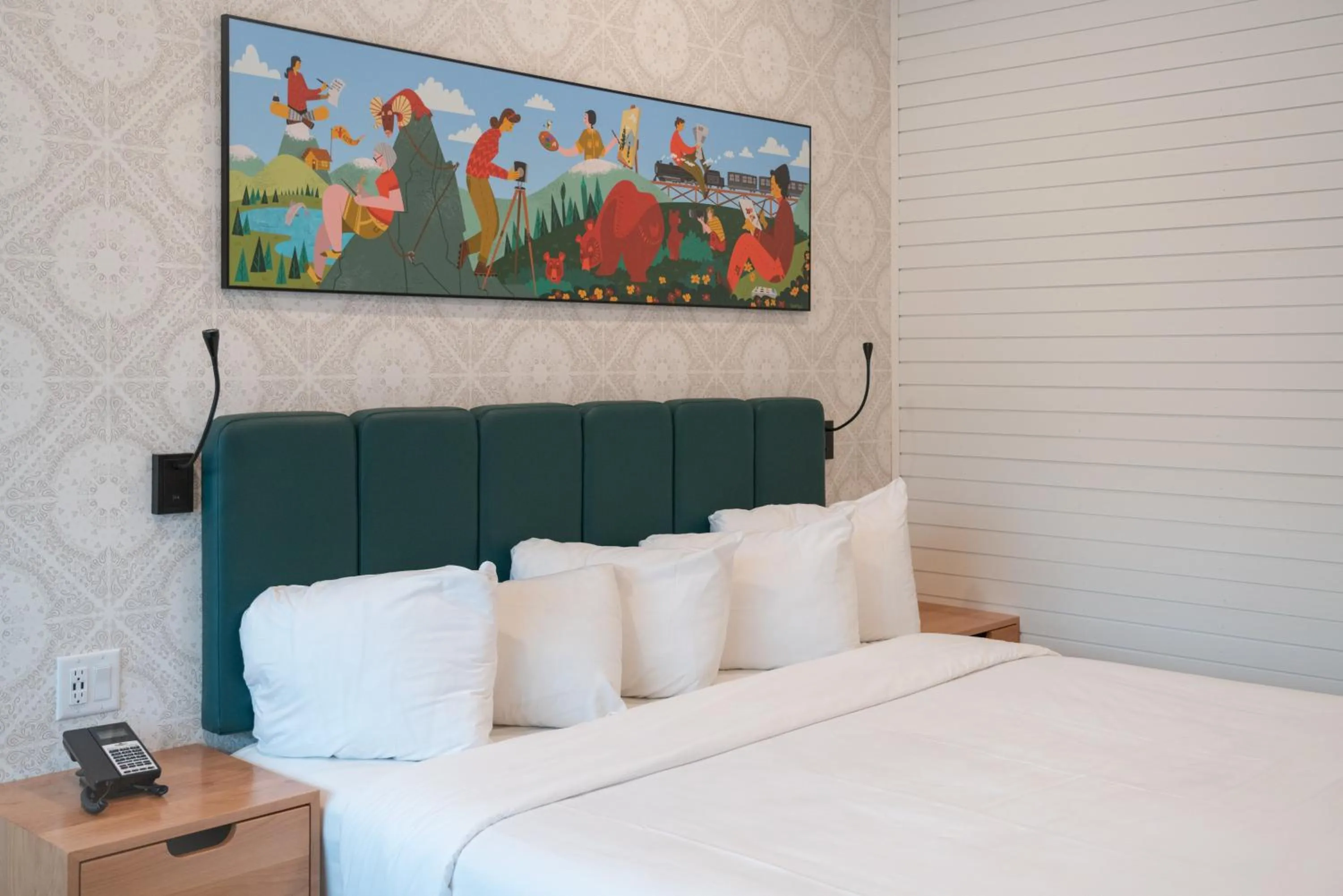 Bed in The Dorothy Motel