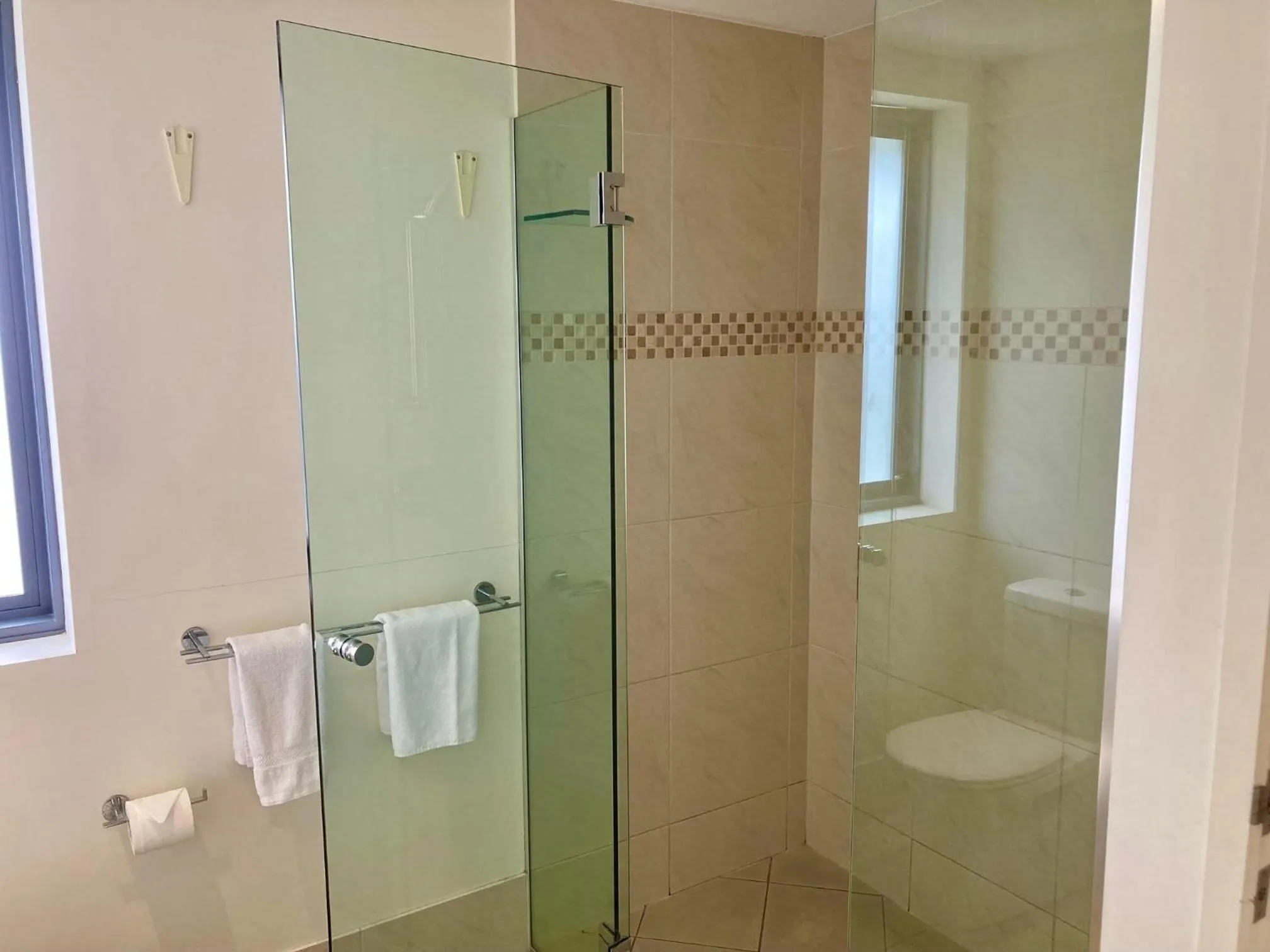 Shower in Ocean Views Resort Caloundra