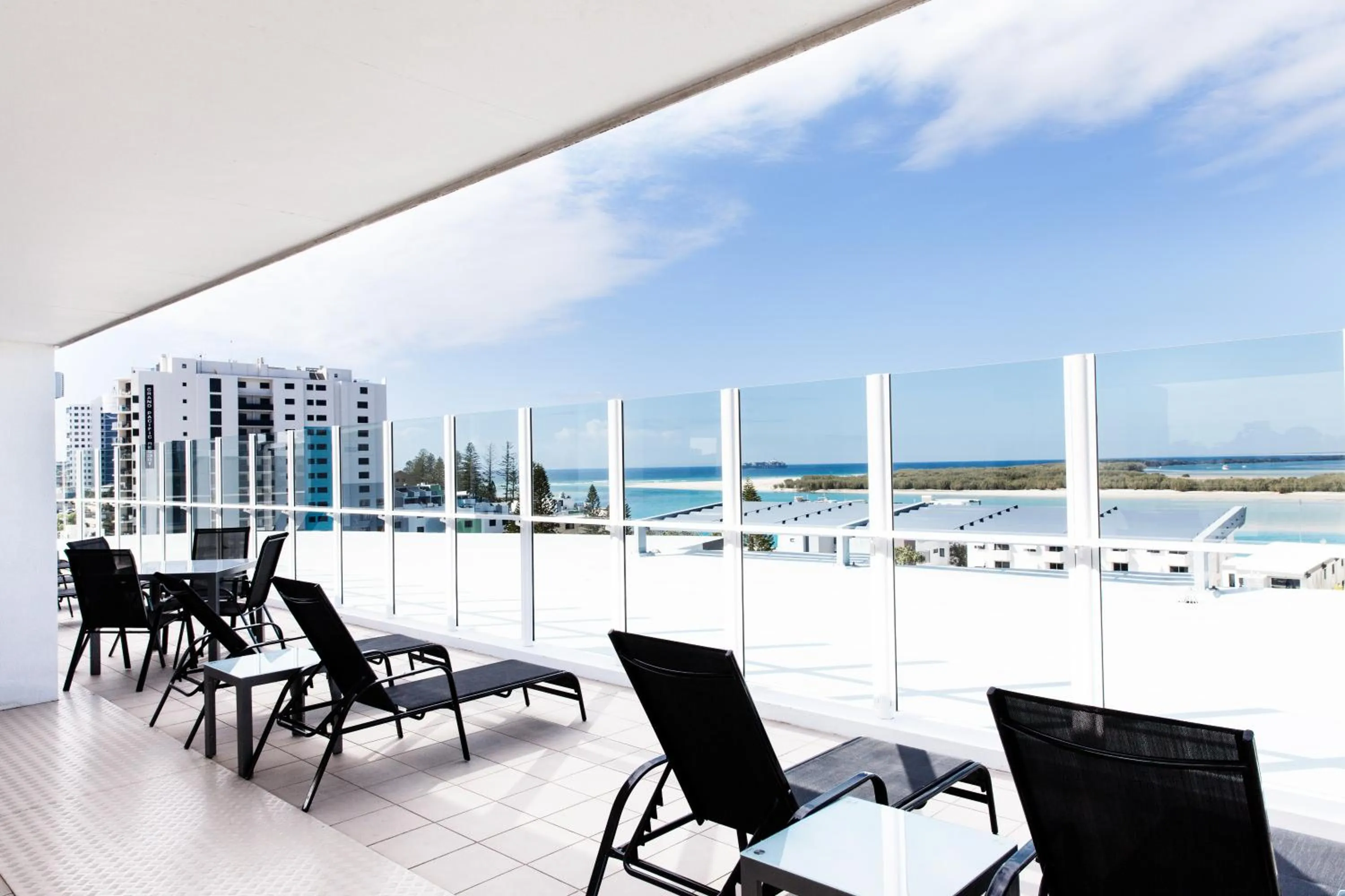 Balcony/Terrace in Ocean Views Resort Caloundra