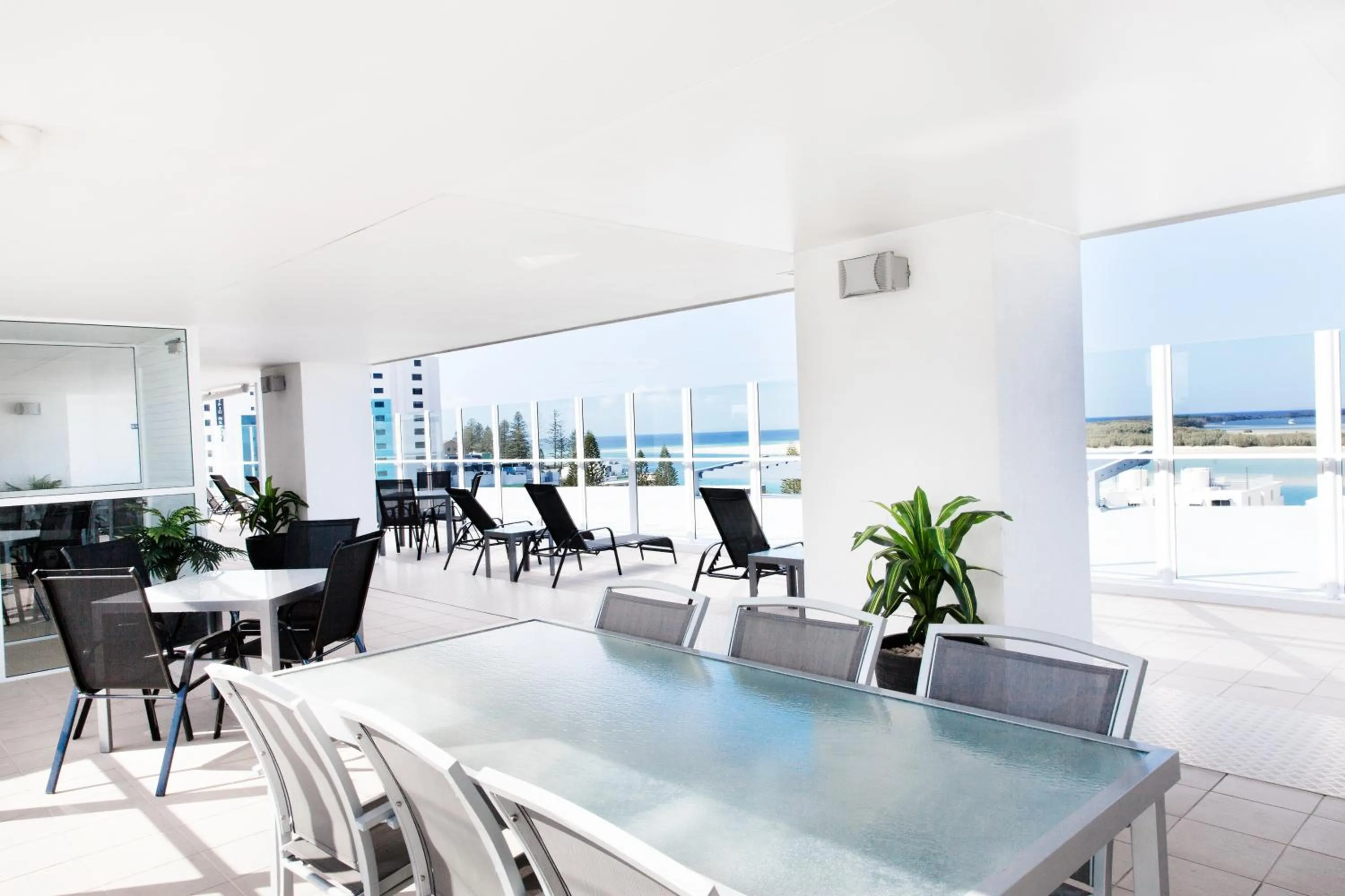 BBQ facilities in Ocean Views Resort Caloundra