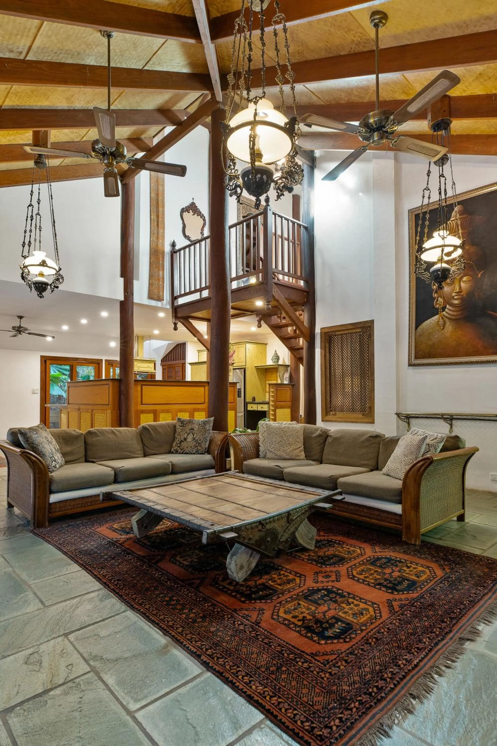 Seating area in Garden Burees