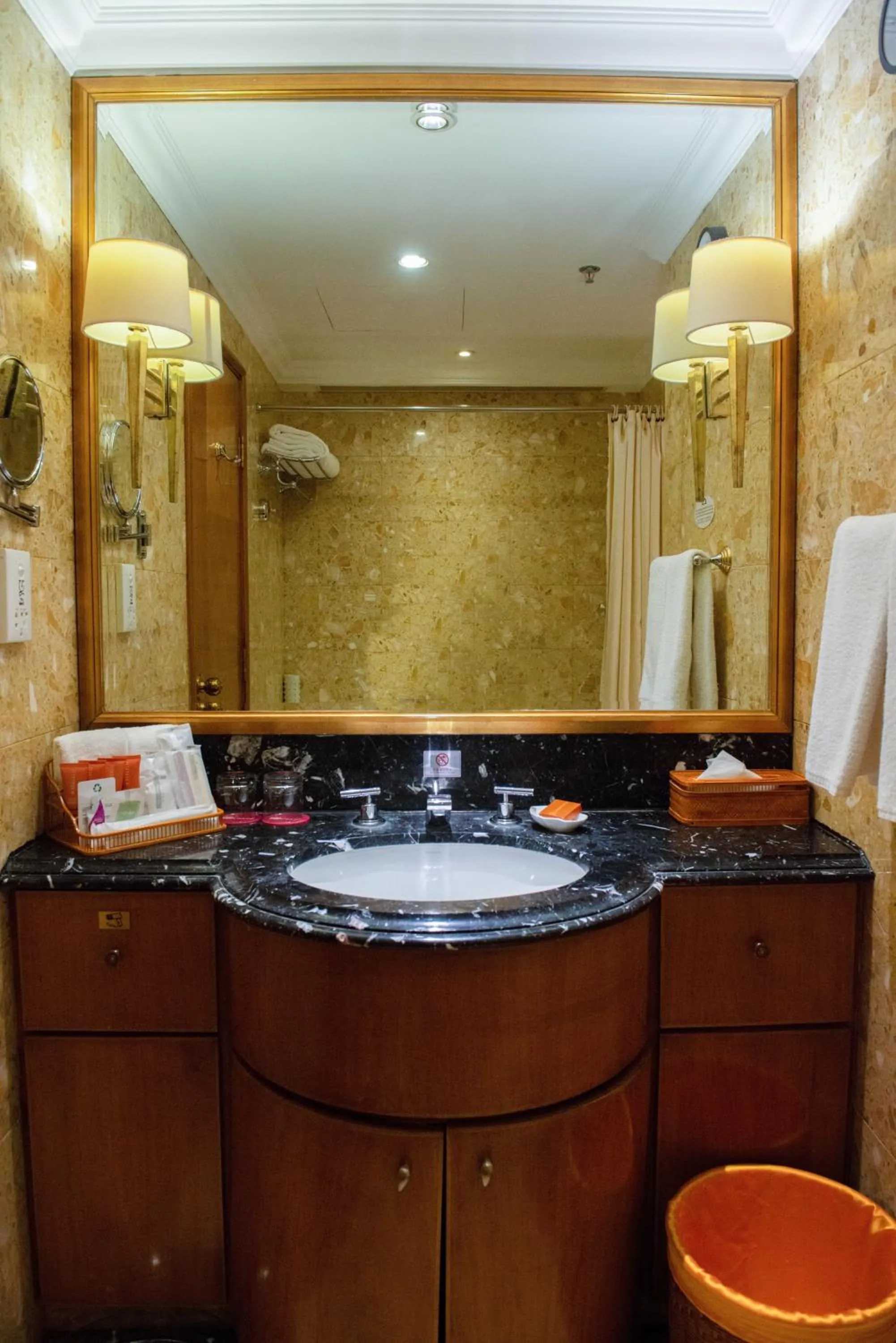 Bathroom in Crowne Plaza Qingdao by IHG