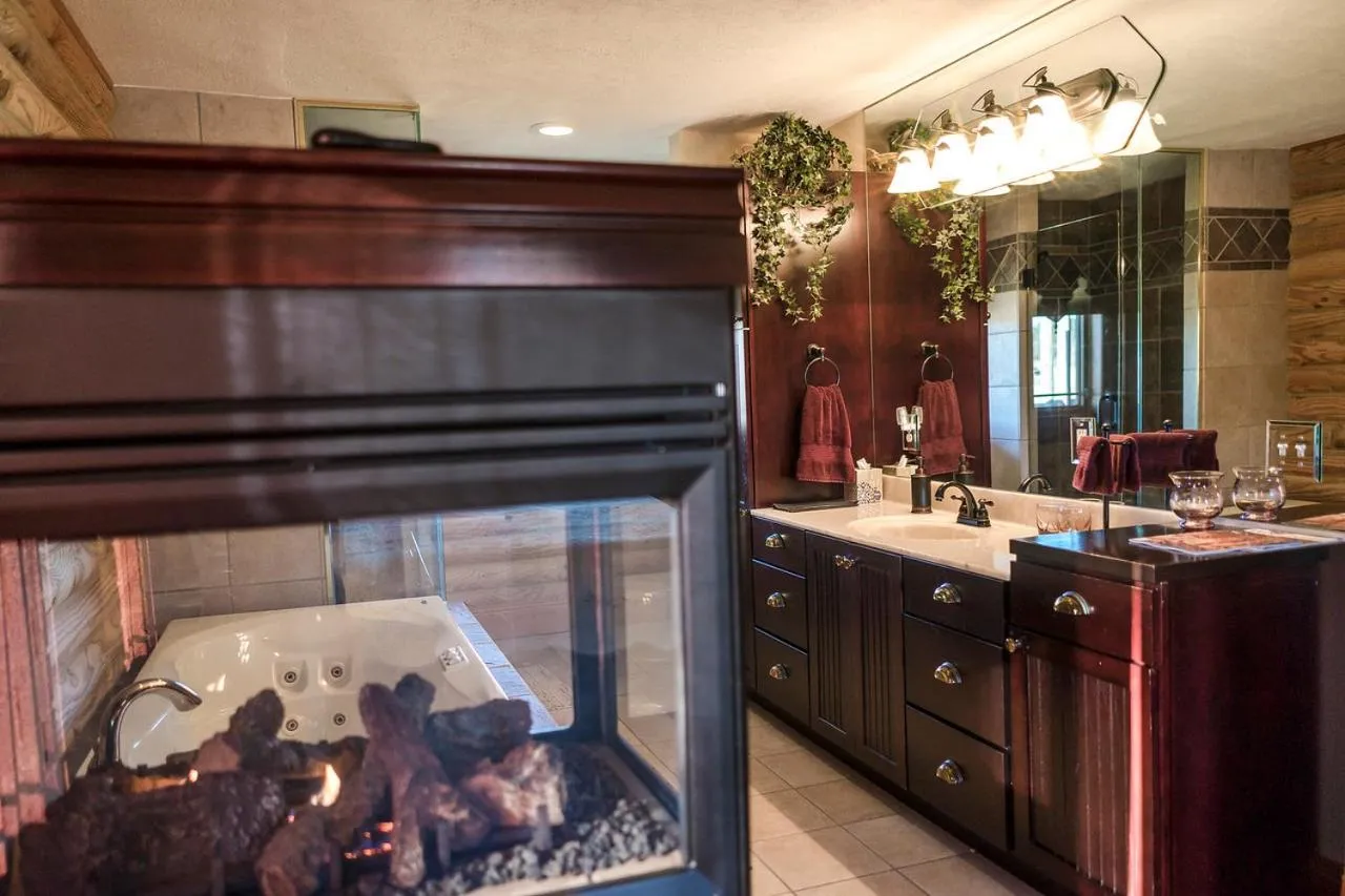 Bathroom in A Breath of Heaven B&B