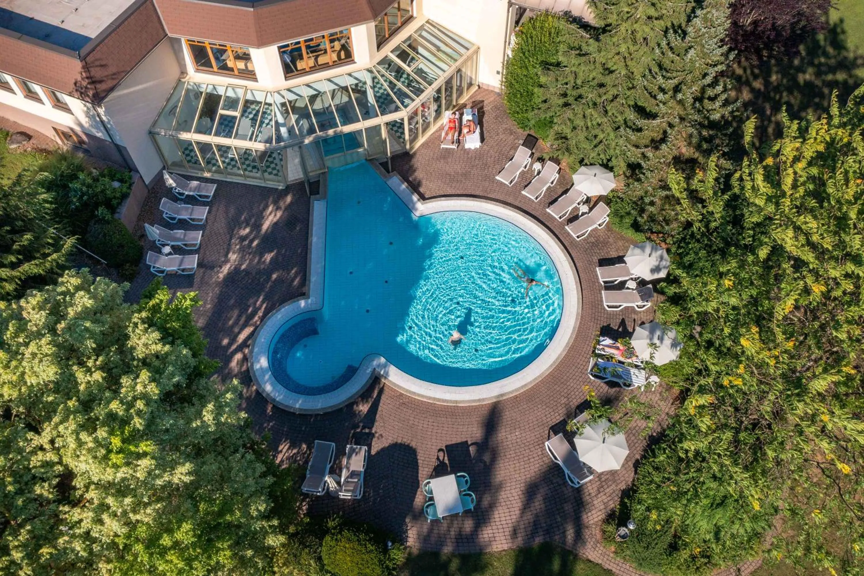 Bird's eye view in Hotel Marko