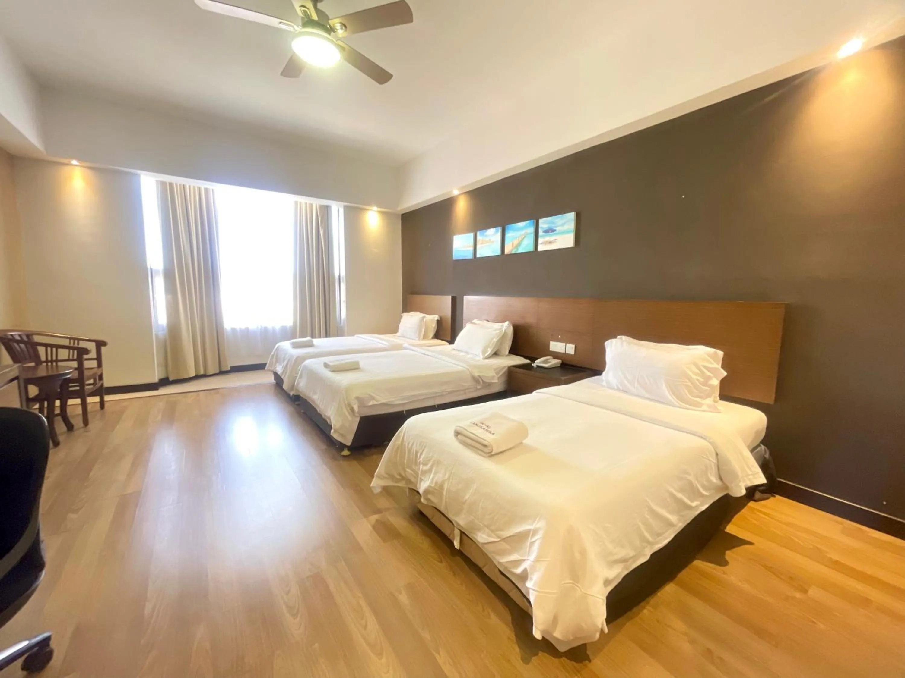 Bed in Hotel Langkasuka Langkawi