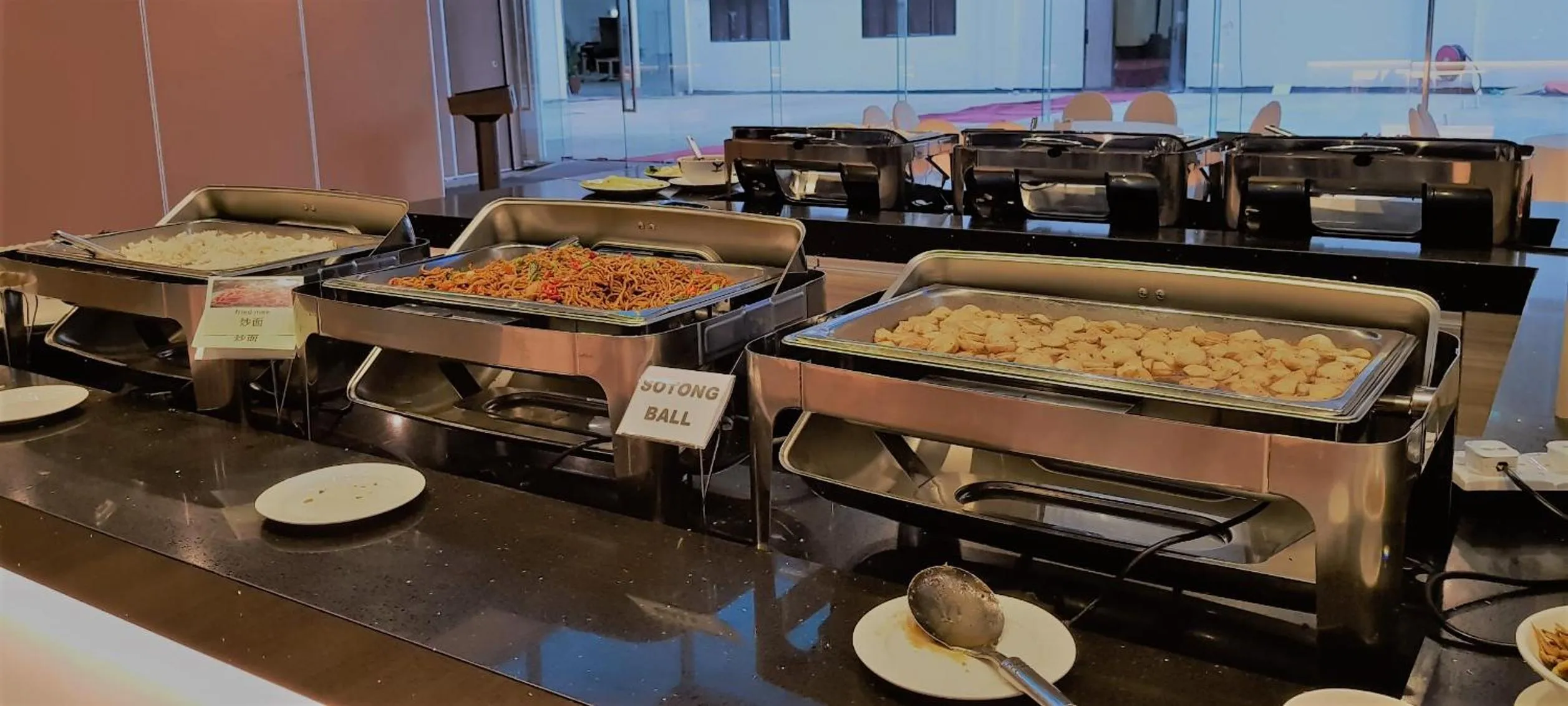 Buffet breakfast in Hotel Langkasuka Langkawi