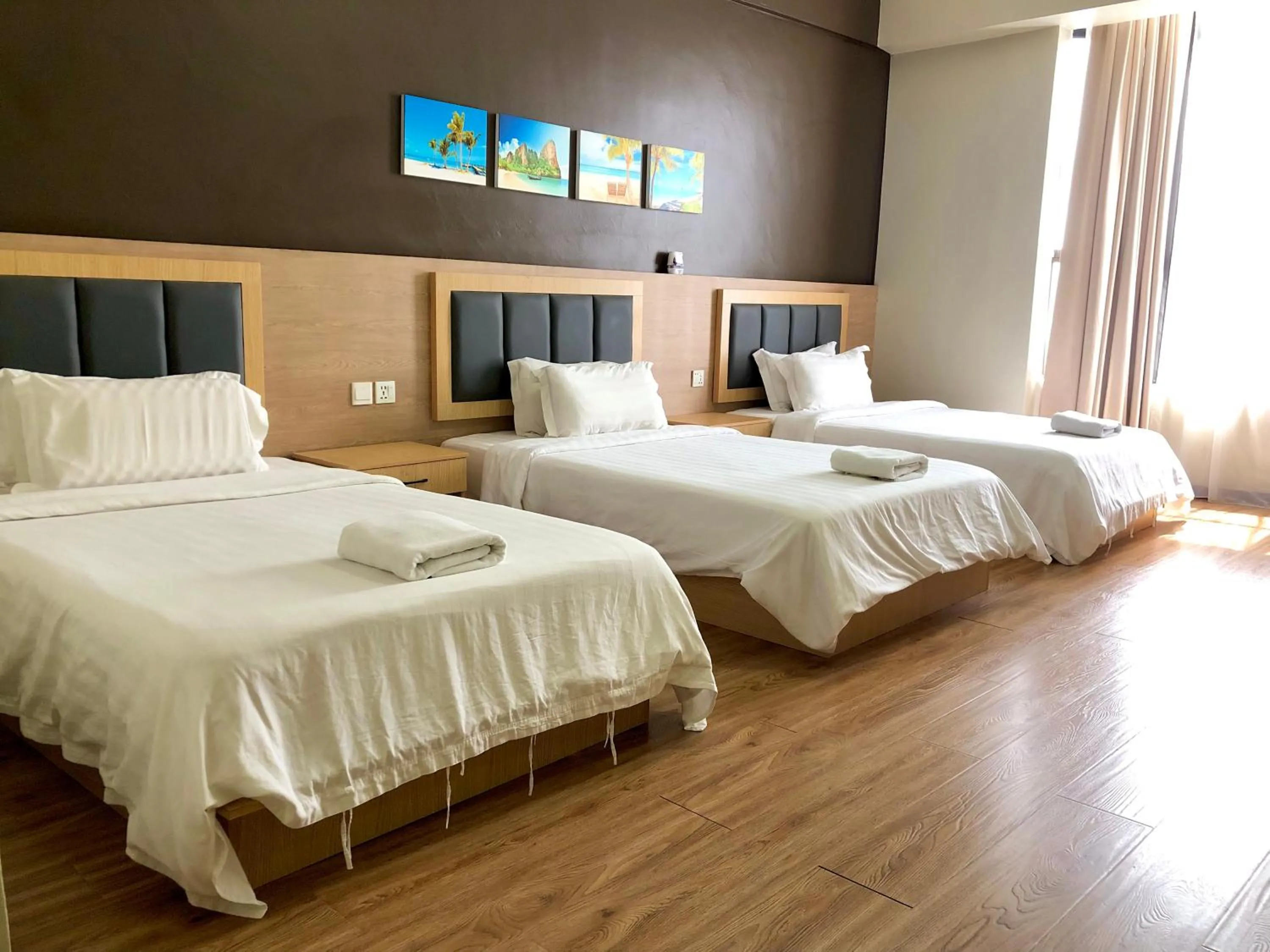 Bed in Hotel Langkasuka Langkawi