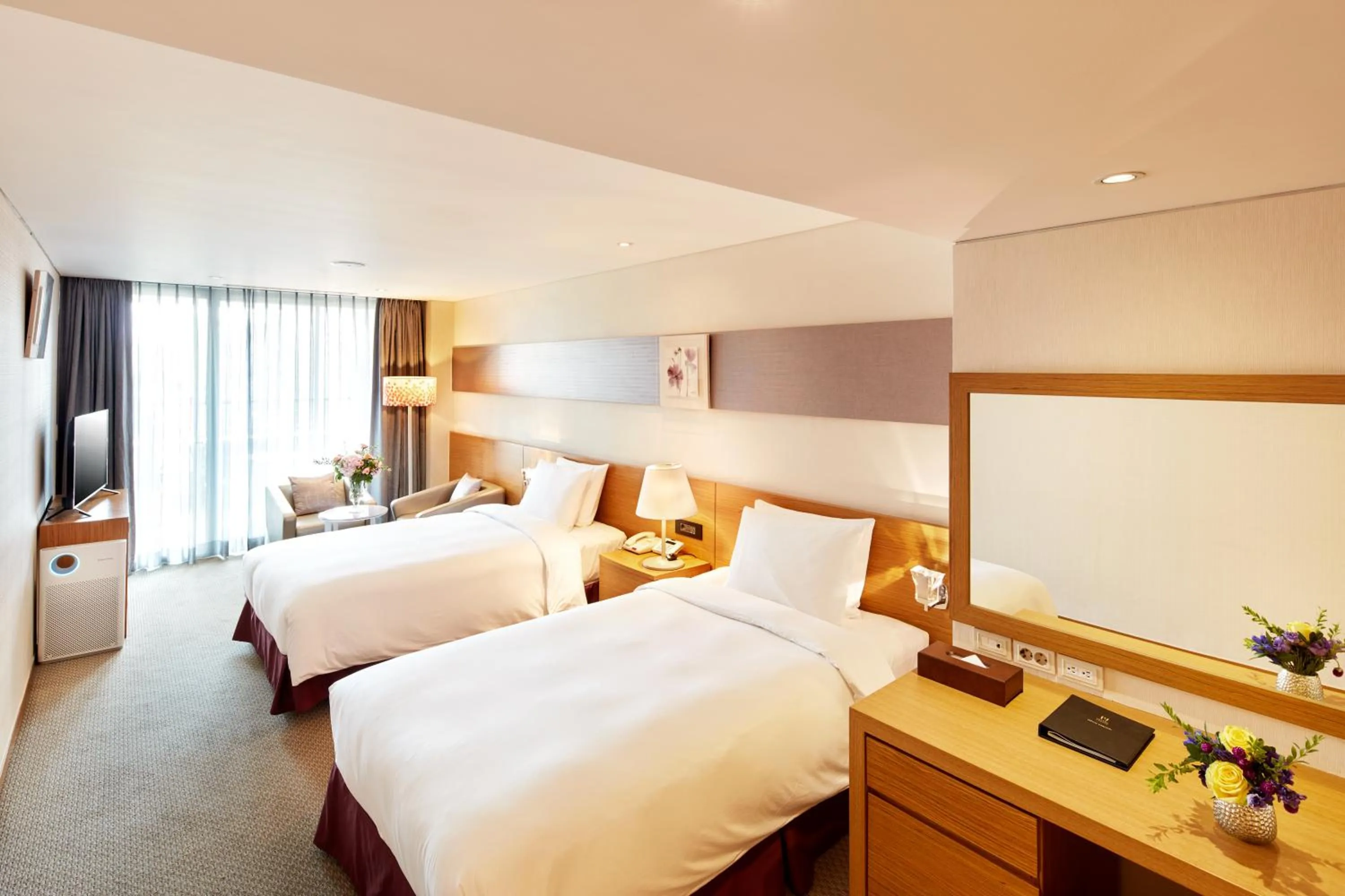 Coffee/tea facilities, Bed in Hotel PJ Myeongdong