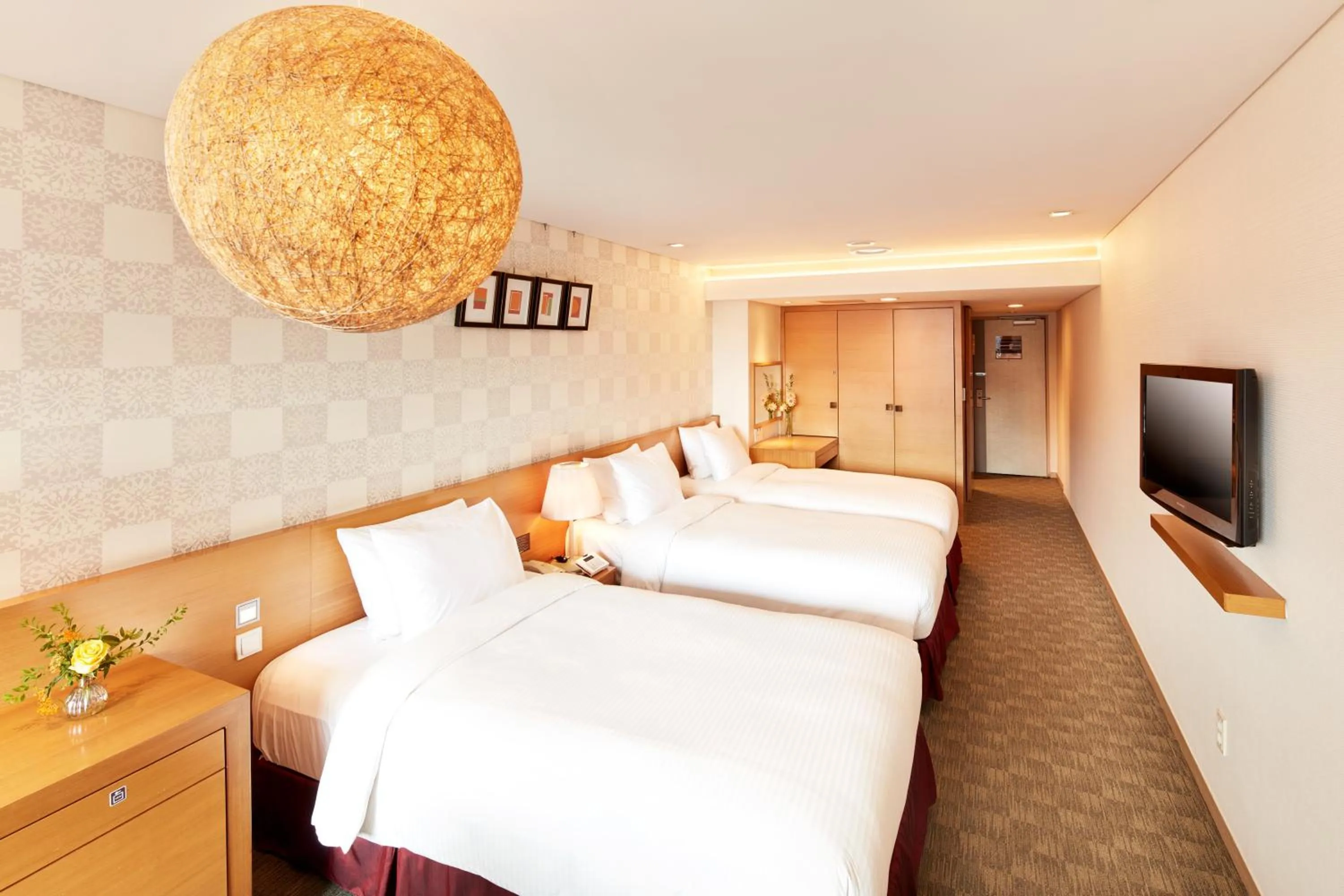 Bed in Hotel PJ Myeongdong