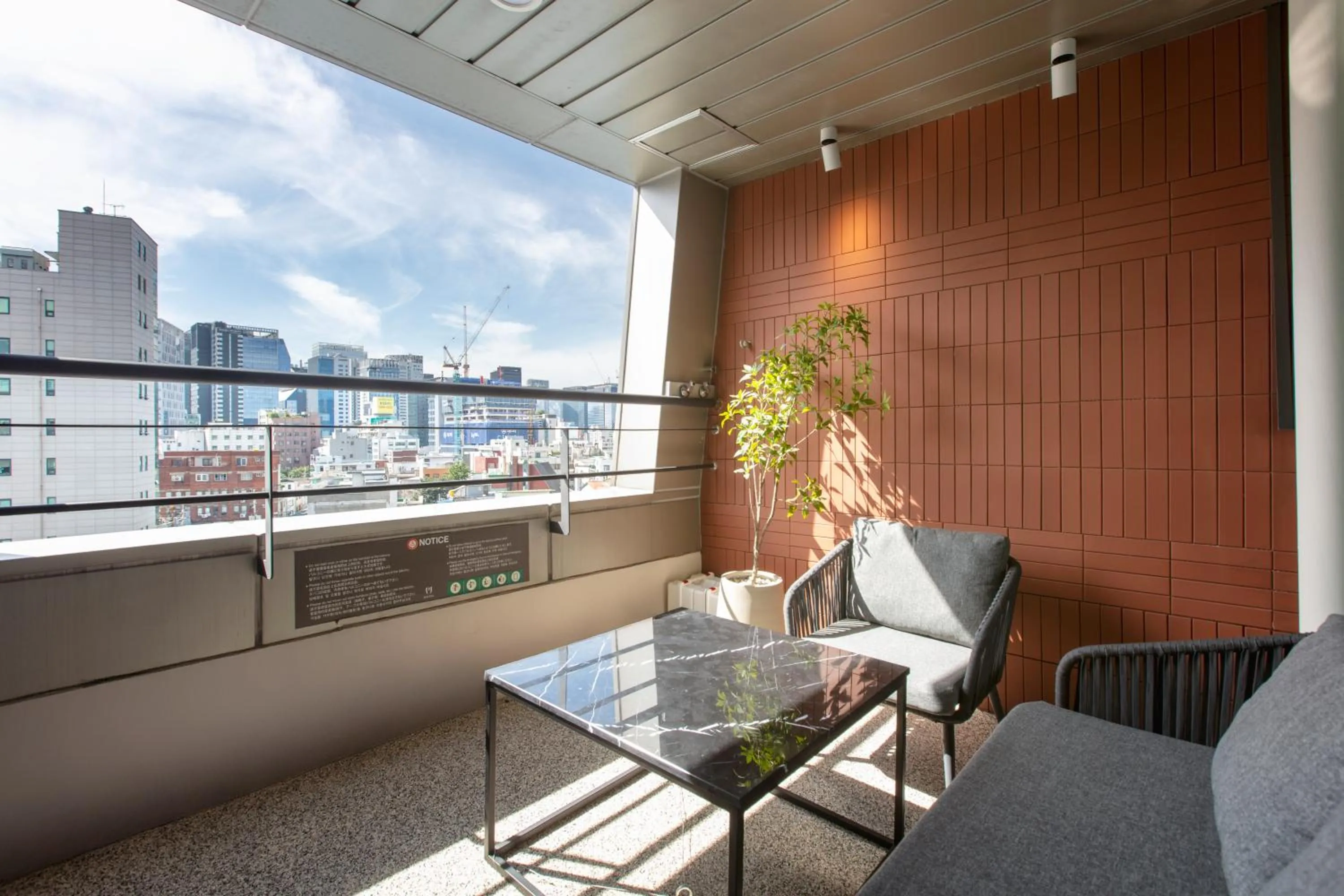 Balcony/Terrace in Hotel PJ Myeongdong