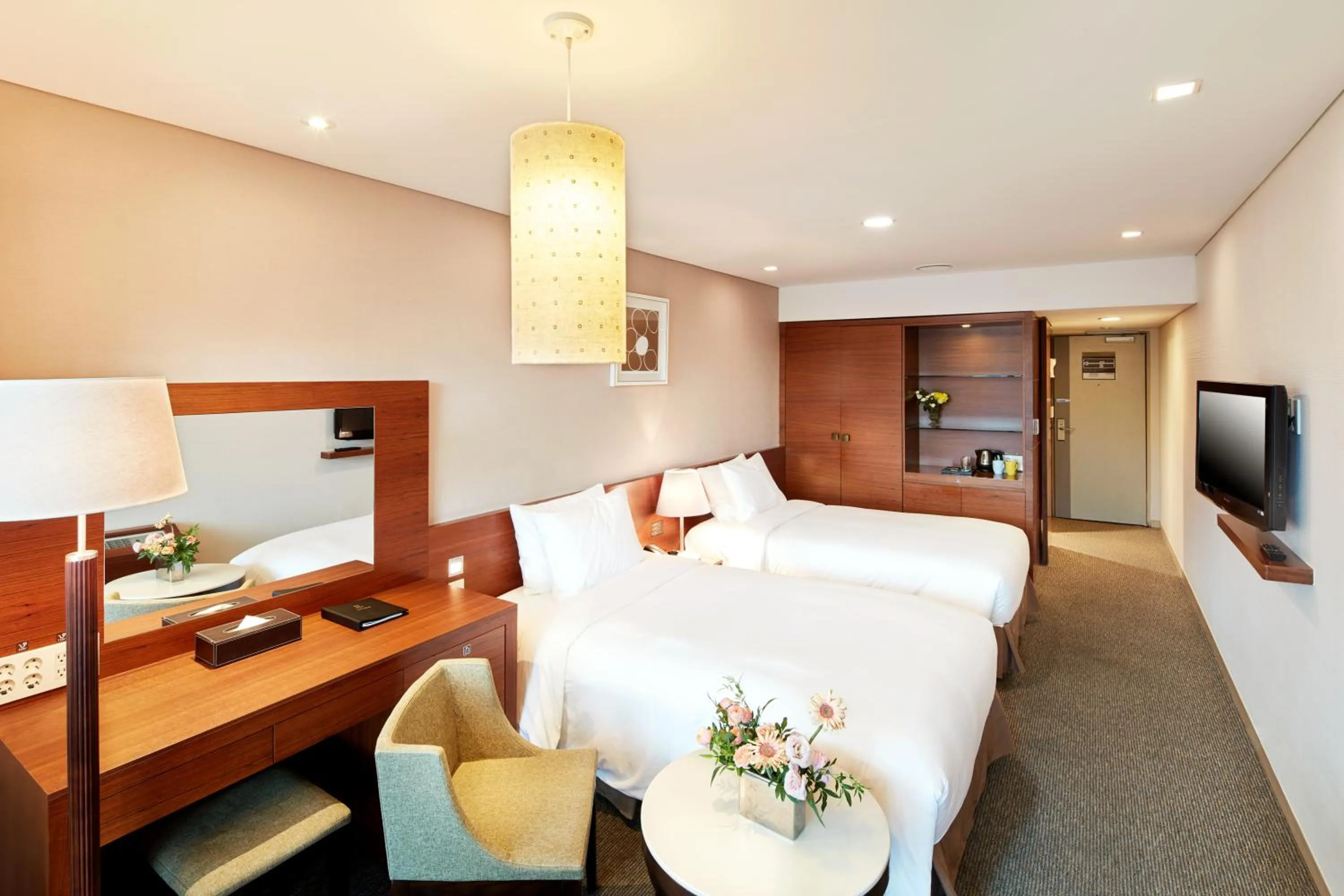 Bed in Hotel PJ Myeongdong