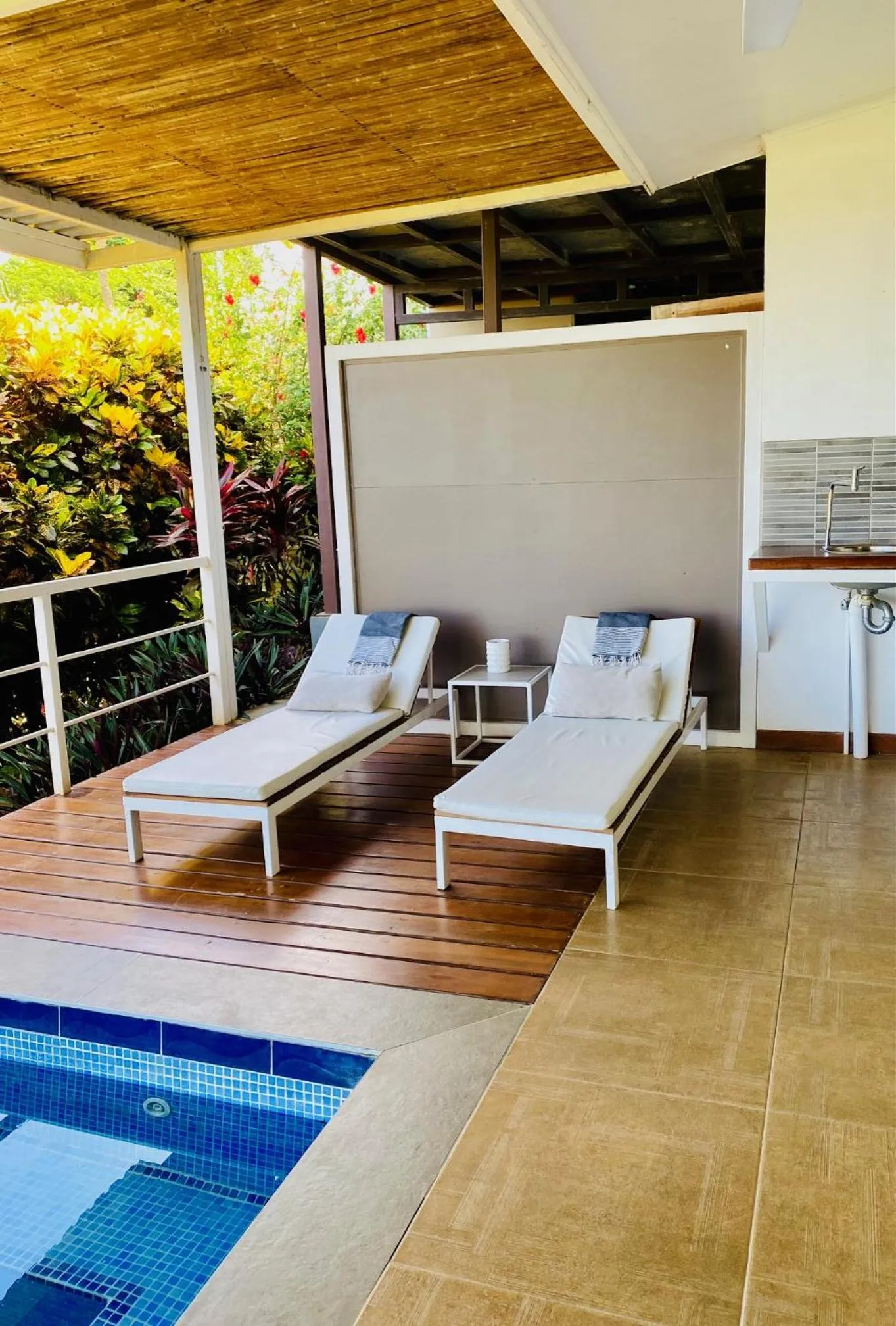 Patio in Rancho Capulin B&B