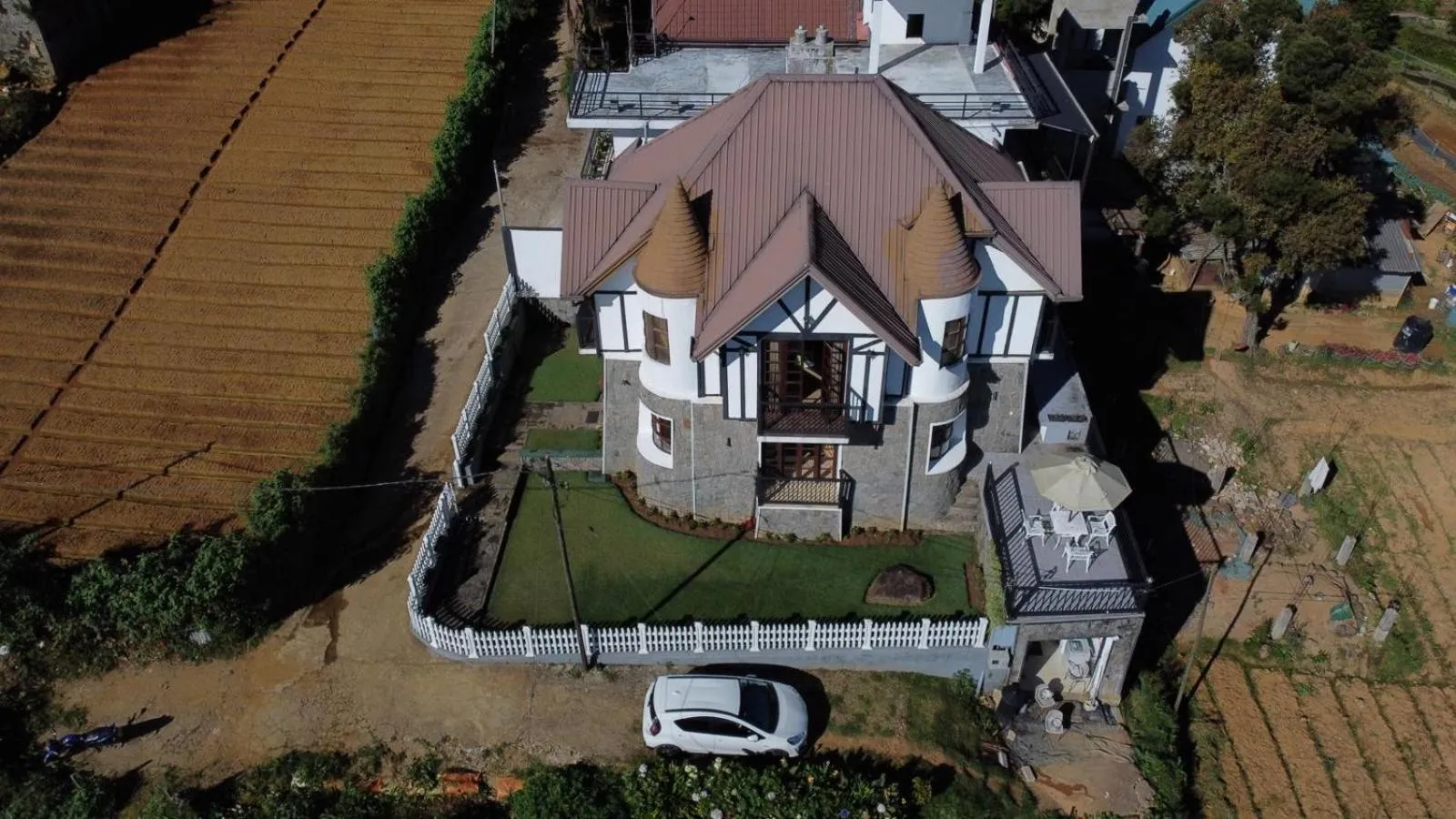 Bird's eye view in Villa de Roshe