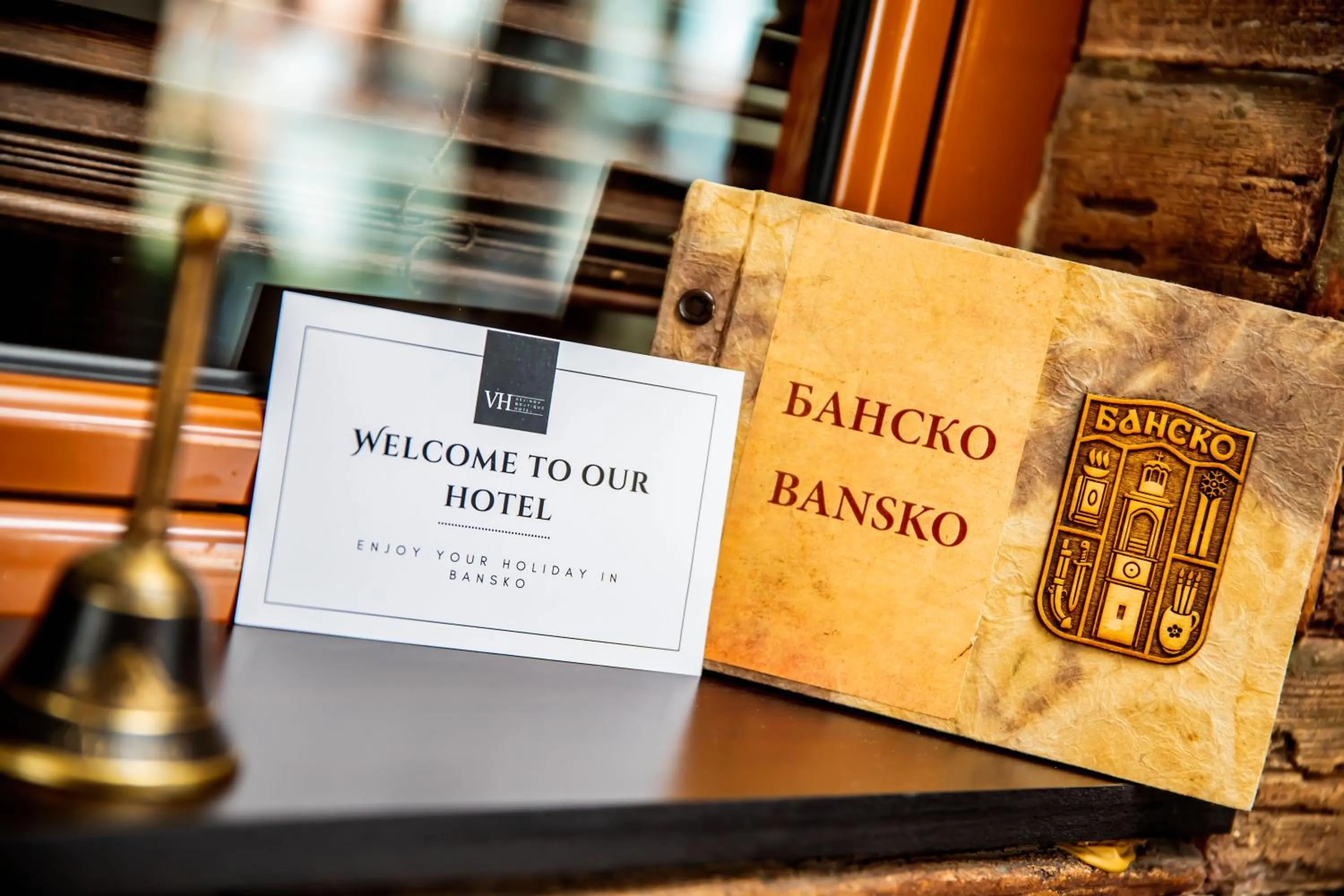 Decorative detail in Velinov Boutique Hotel