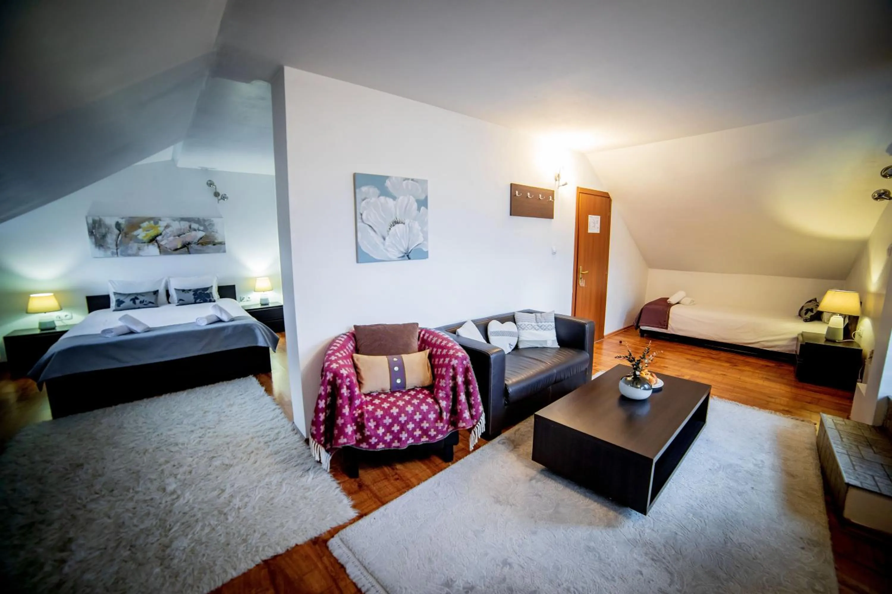 Bed in Velinov Boutique Hotel