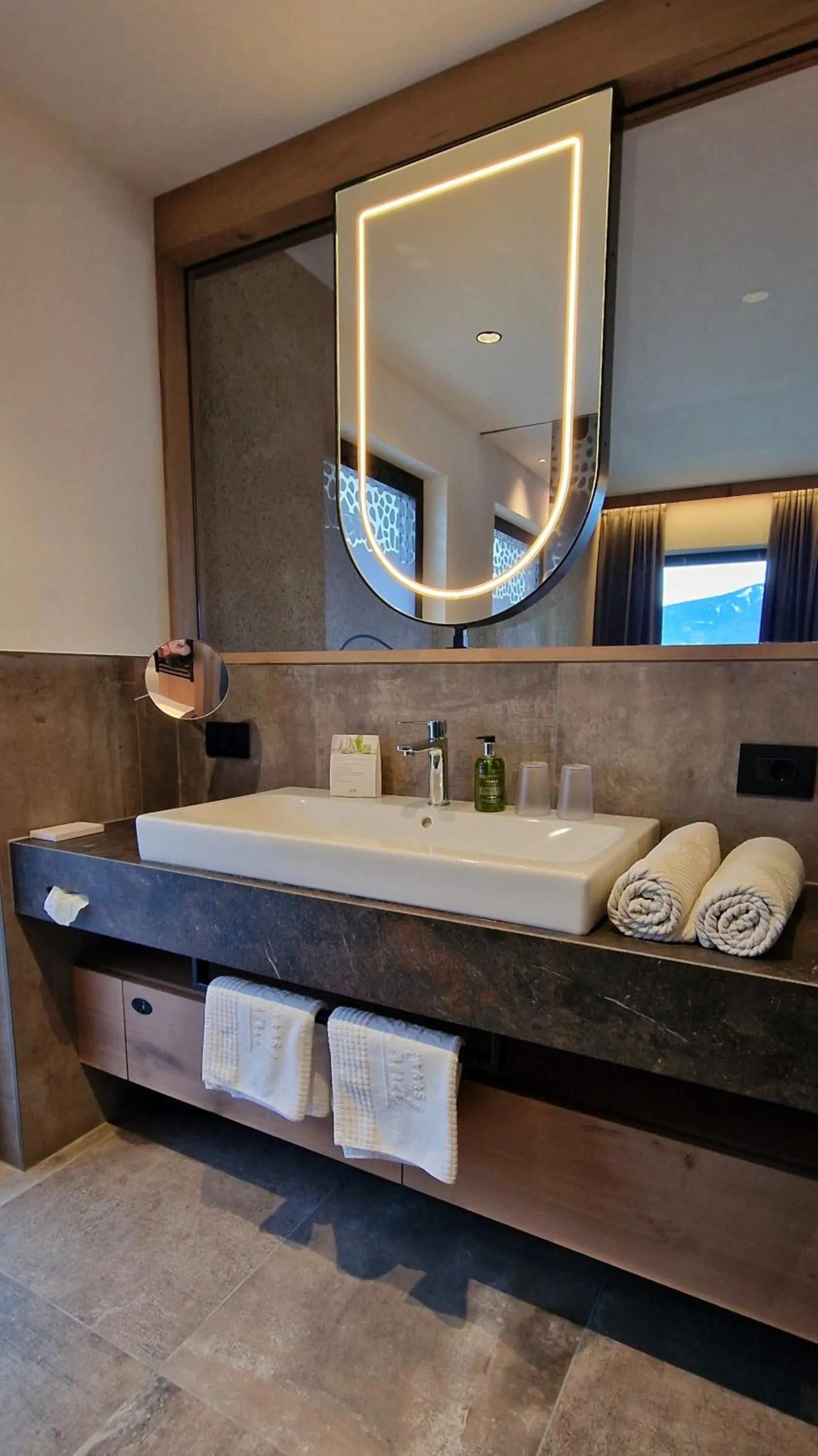 Bathroom in Hotel Bergland