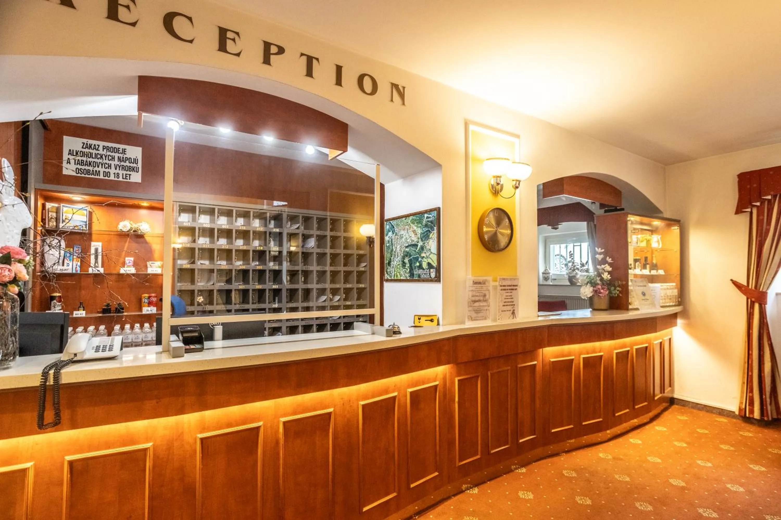 Lobby or reception in Hotel Flora