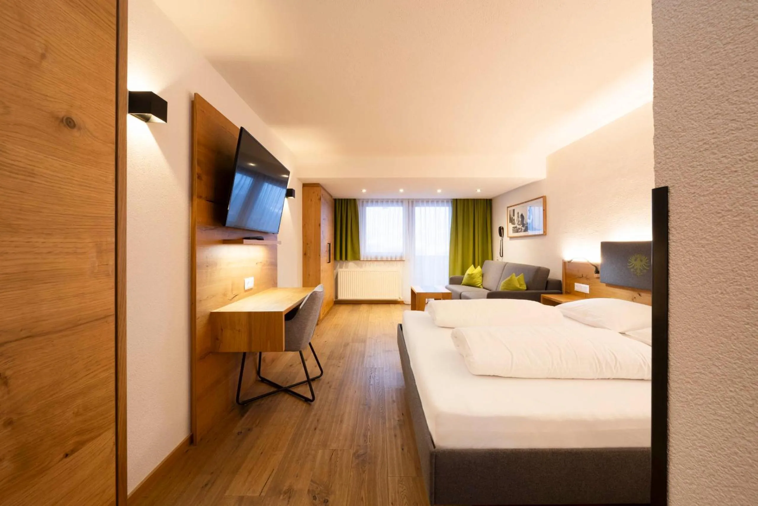 Bed in Hotel Bergkranz