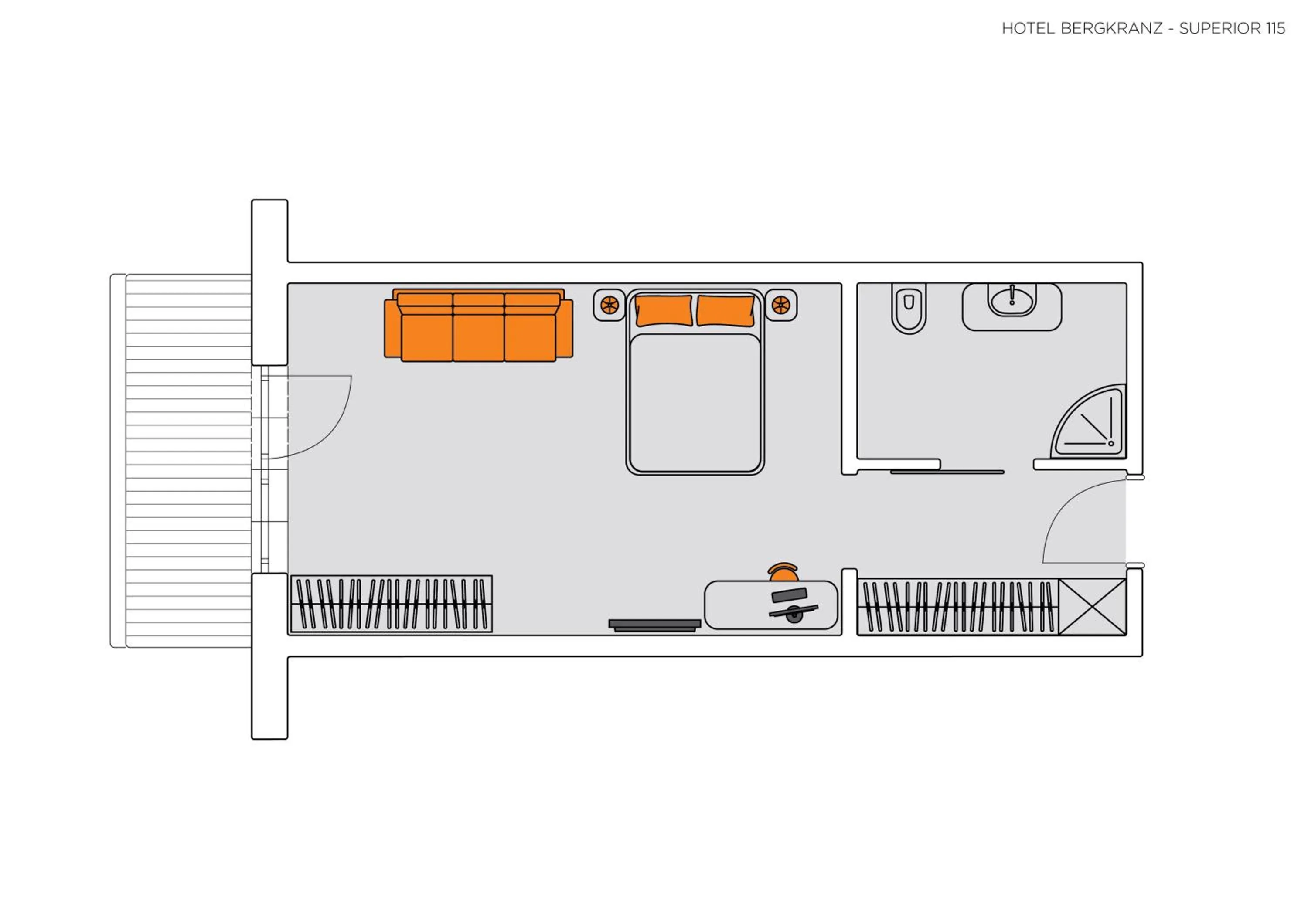 Floor plan in Hotel Bergkranz