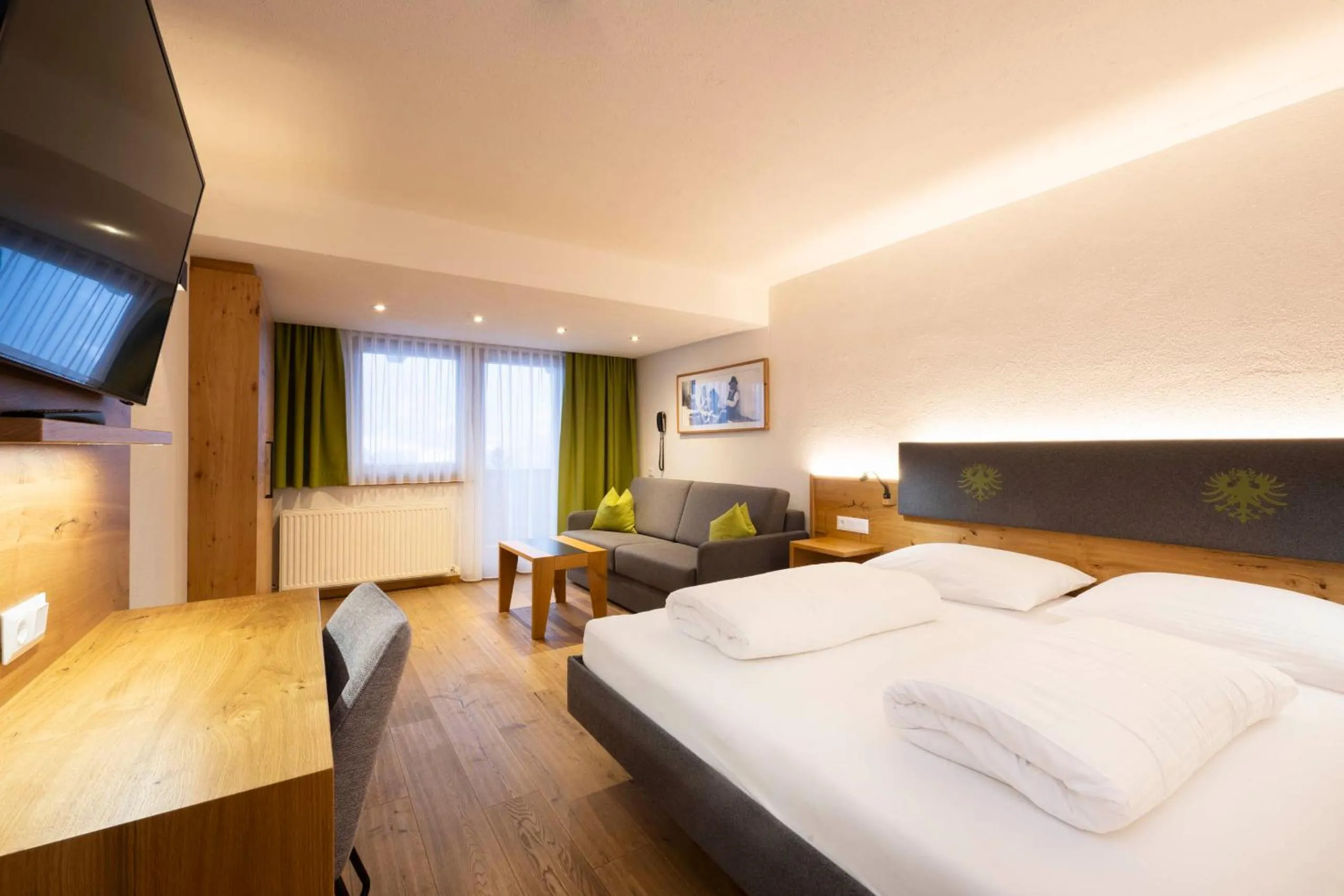 Bed in Hotel Bergkranz