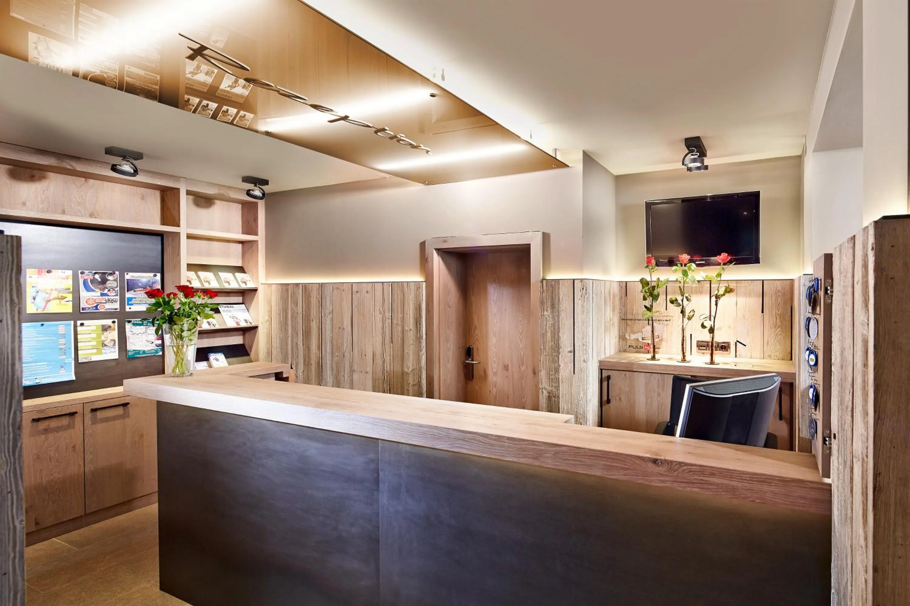 Lobby or reception in Hotel Bergkranz