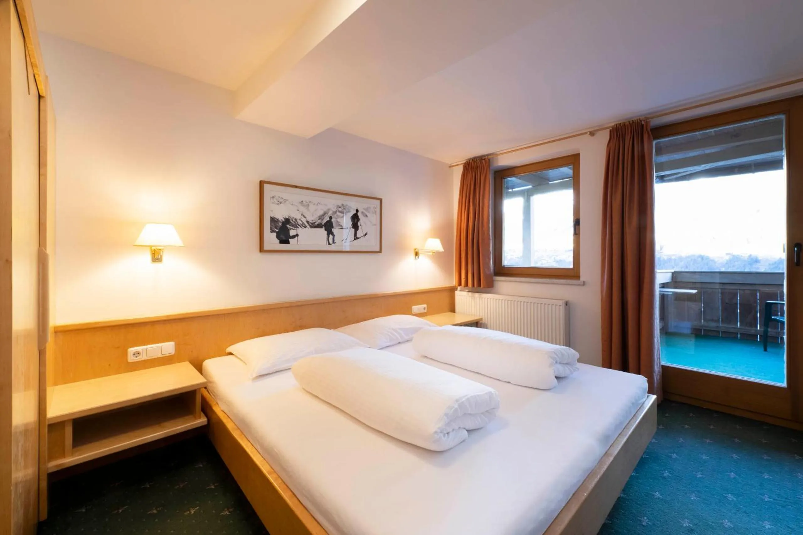 Bedroom, Bed in Hotel Bergkranz