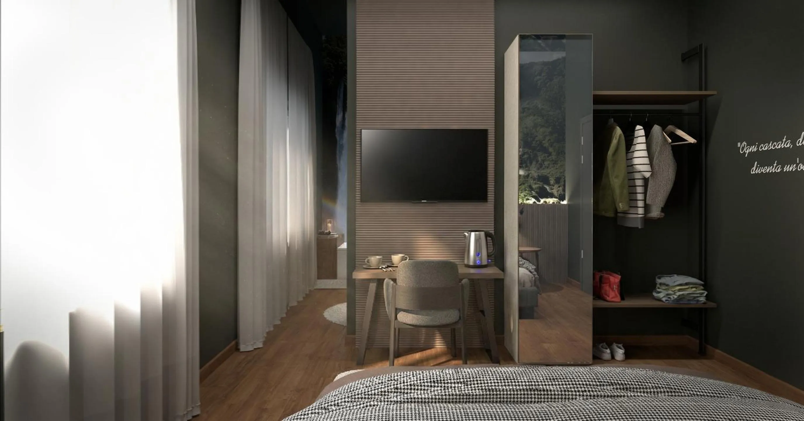 Bedroom, Bed in Hotel Del Lago 1934 & SPA