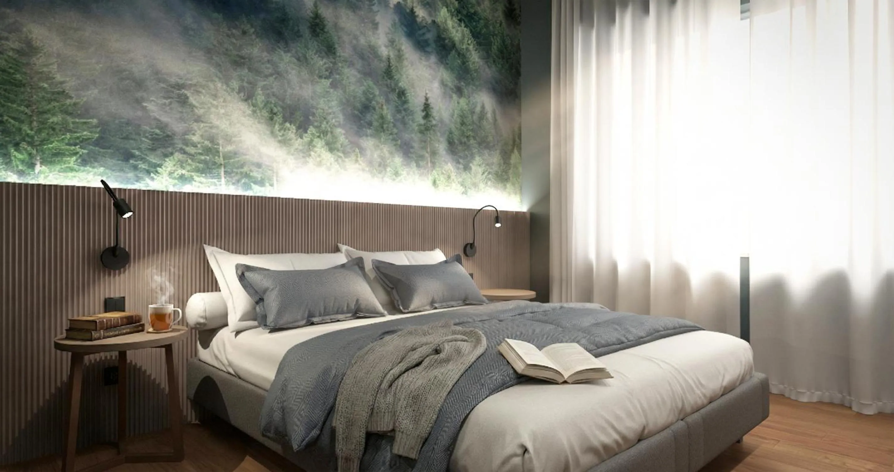 Bedroom, Bed in Hotel Del Lago 1934 & SPA