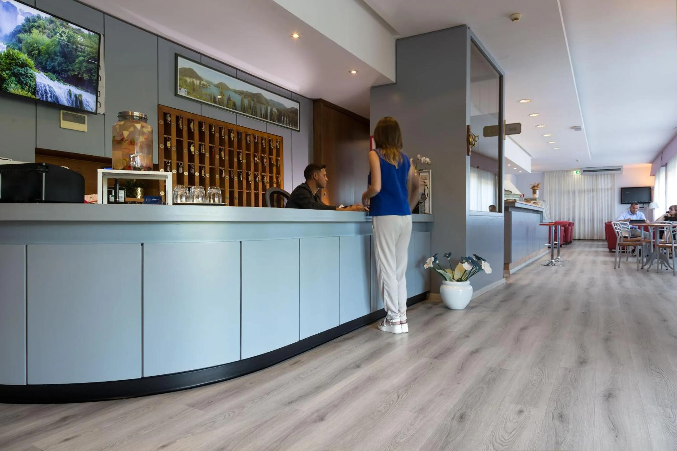 Lobby or reception in Hotel Del Lago Piediluco Active & SPA