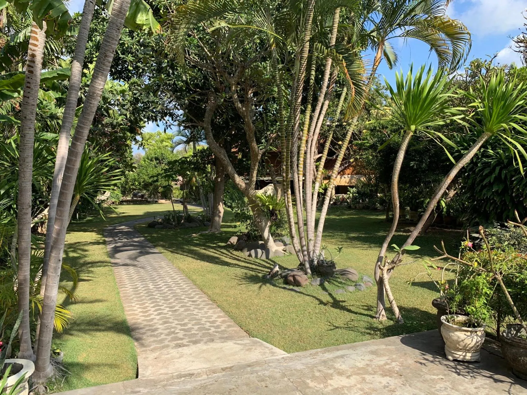 Garden view in Raja Gardens Hotel