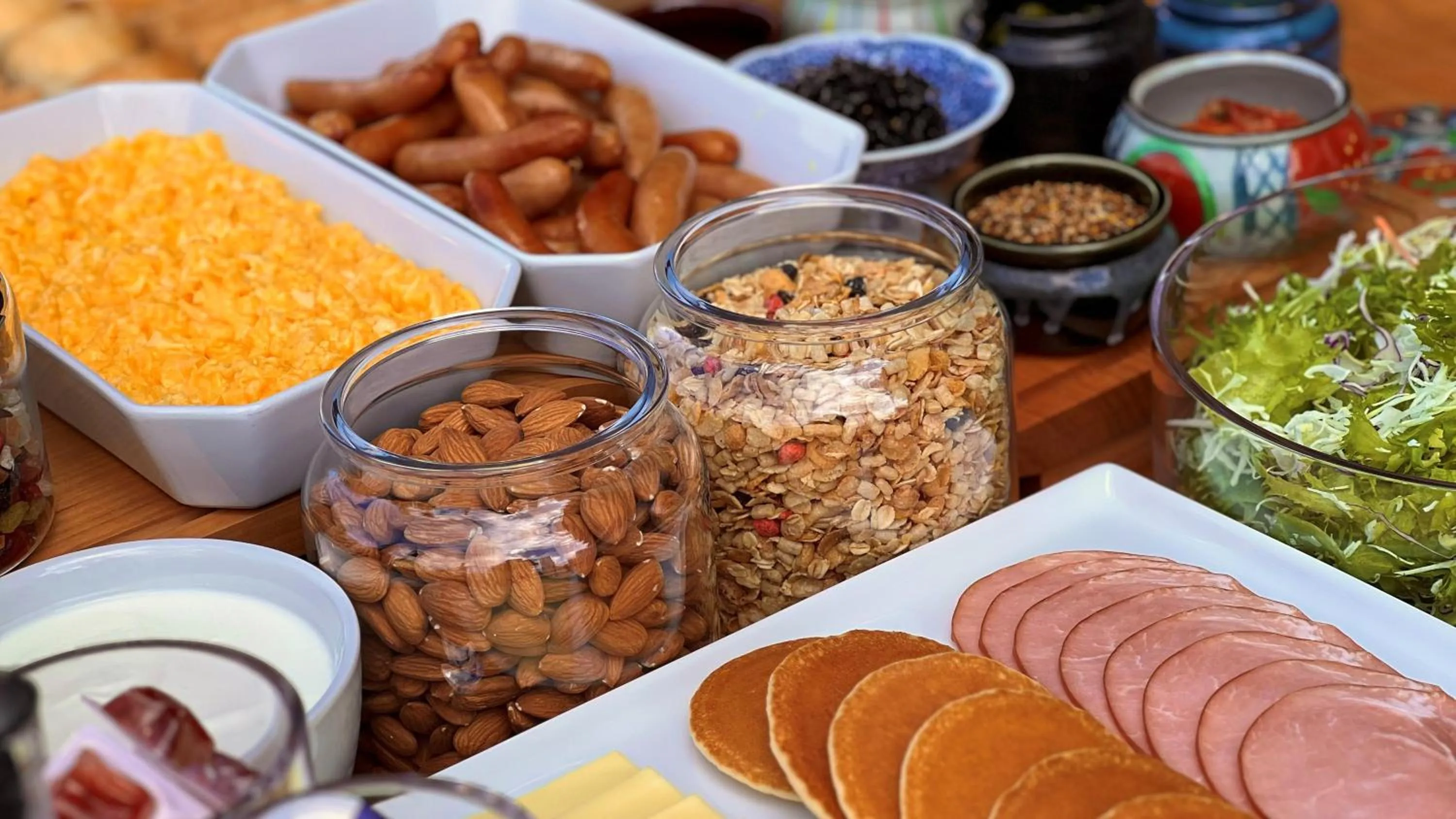 Buffet breakfast in HATAGO INN Kansai Airport